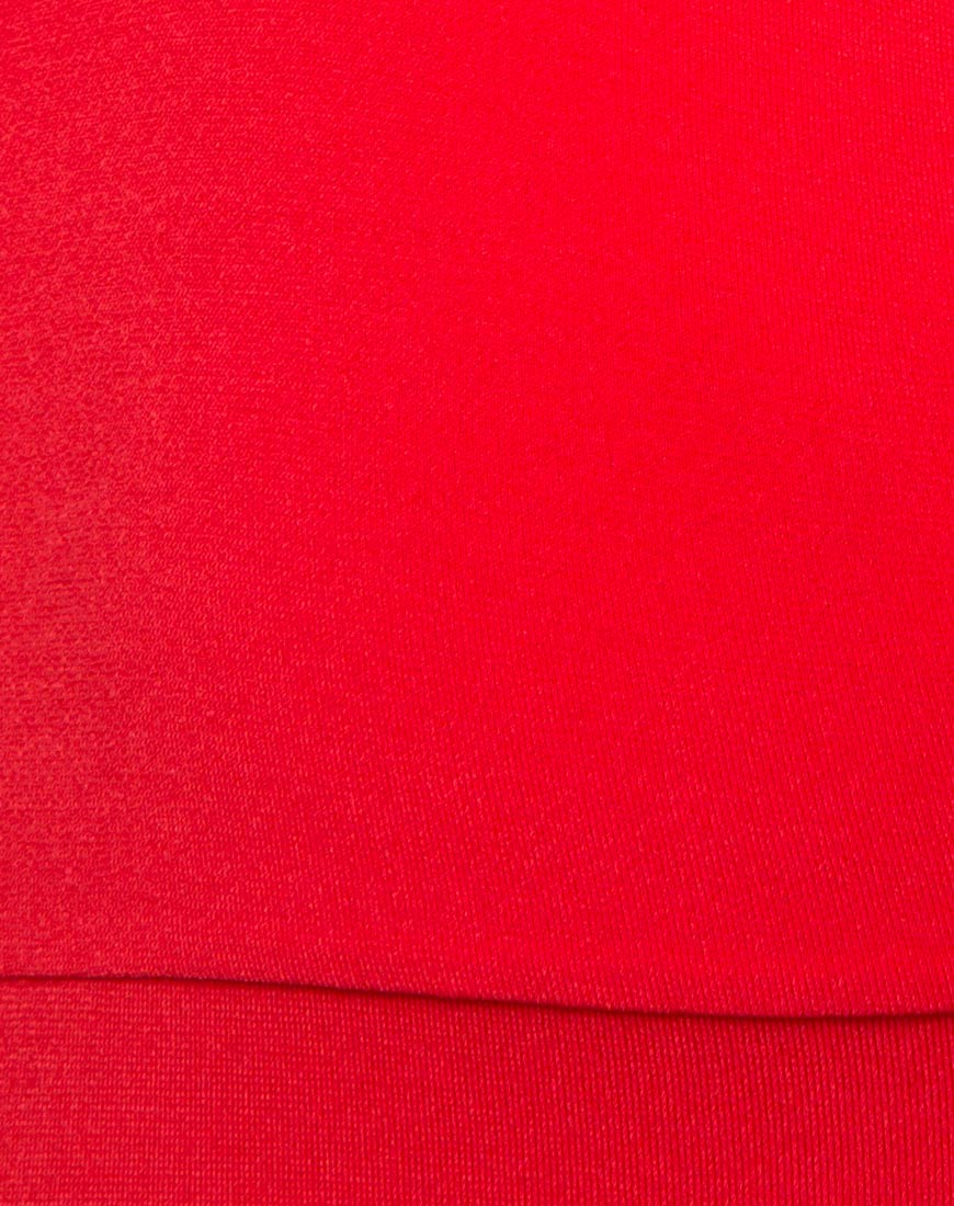Gainer Bodycon Dress in Red - Image 5