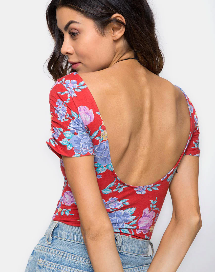 Galay Plunge Bodice in Vintage Fleur - Image 2