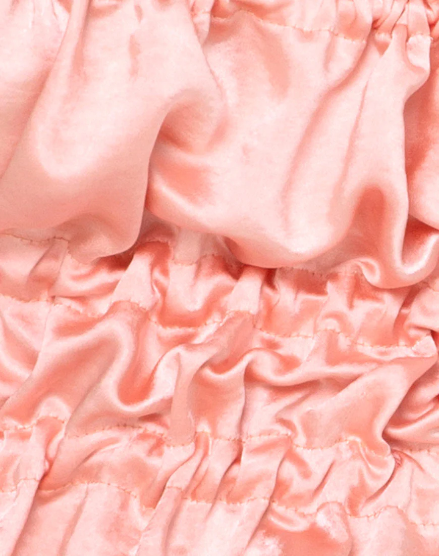 Gamera Top in Satin Peach - Image 5