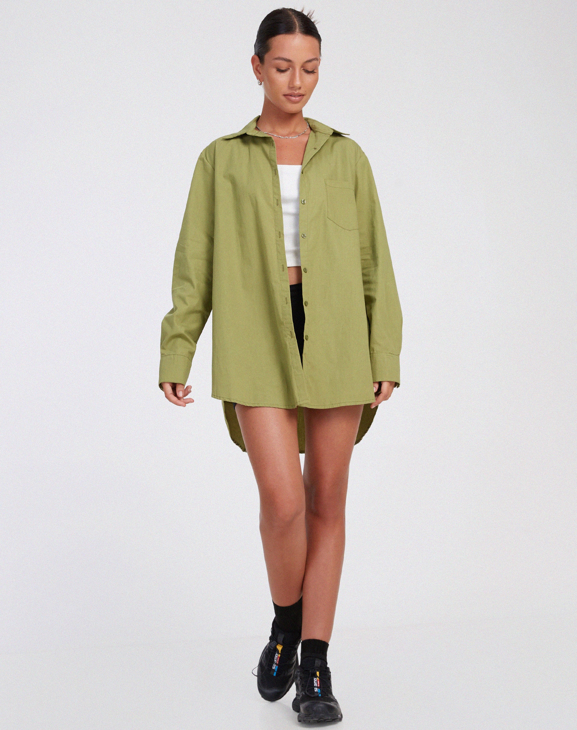 Gane Shirt in Seafoam Green - Image 3