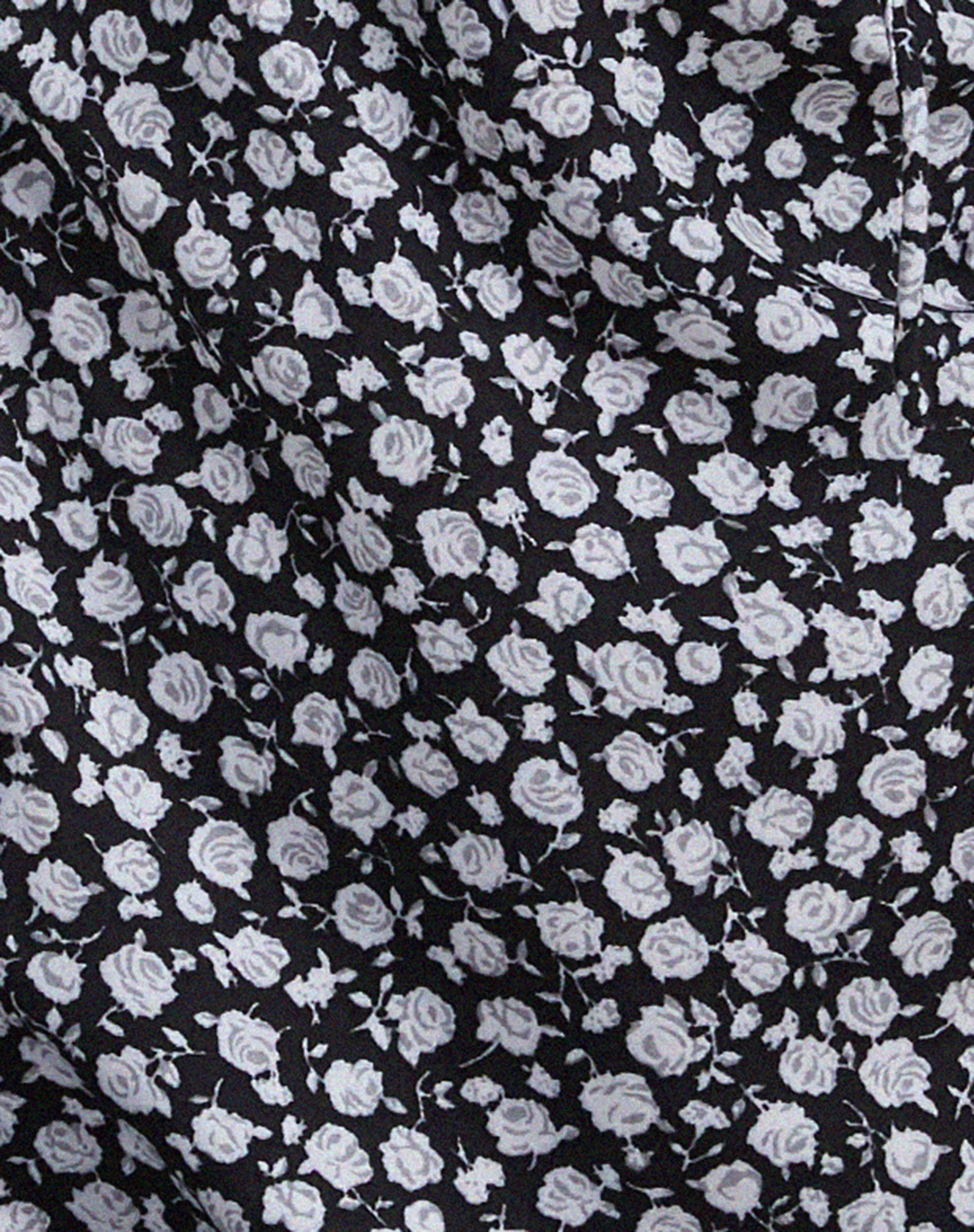 Gaval Mini Dress in Ditsy Rose Black - Image 7