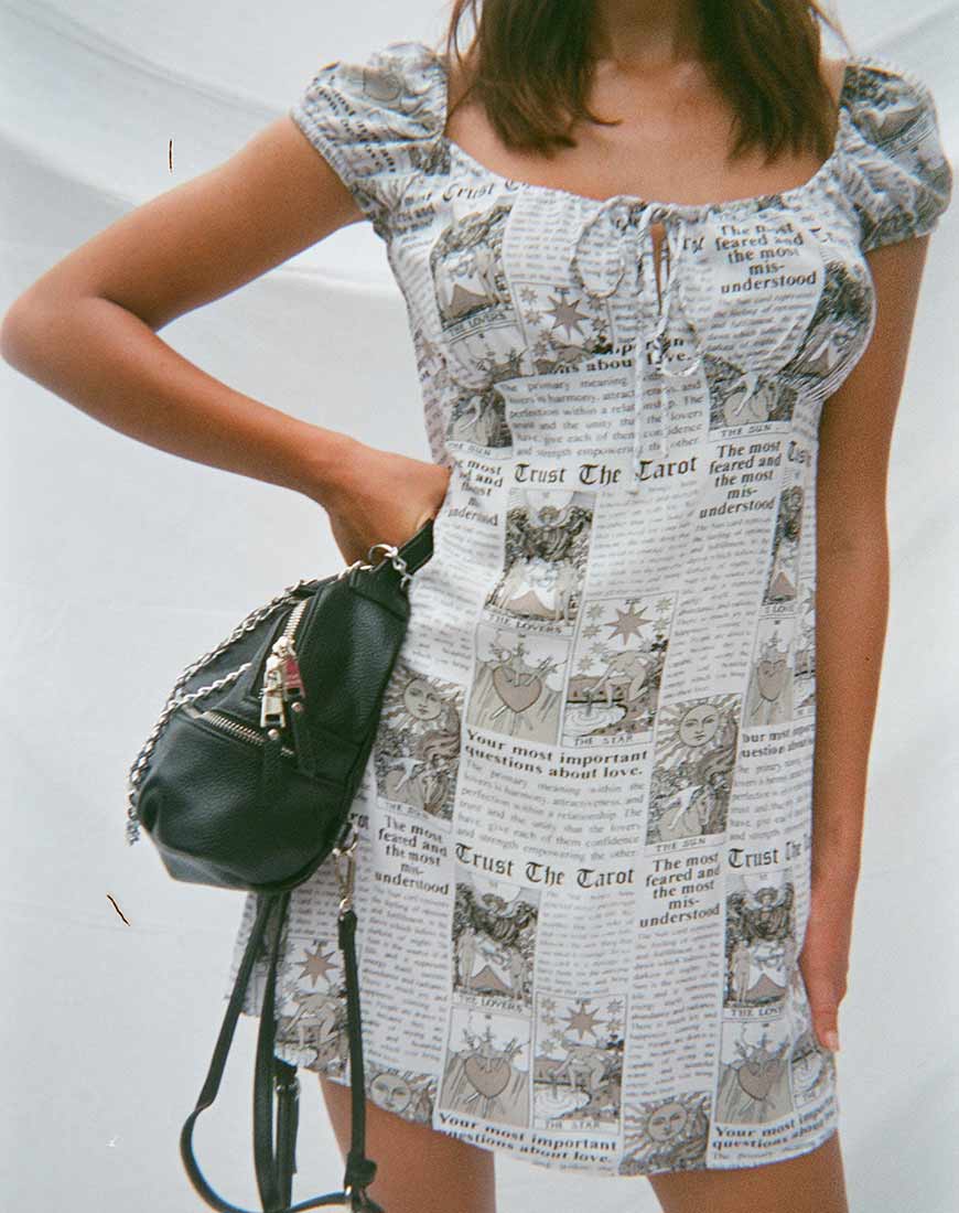 Gaval Mini Dress in Tarot - Image 5