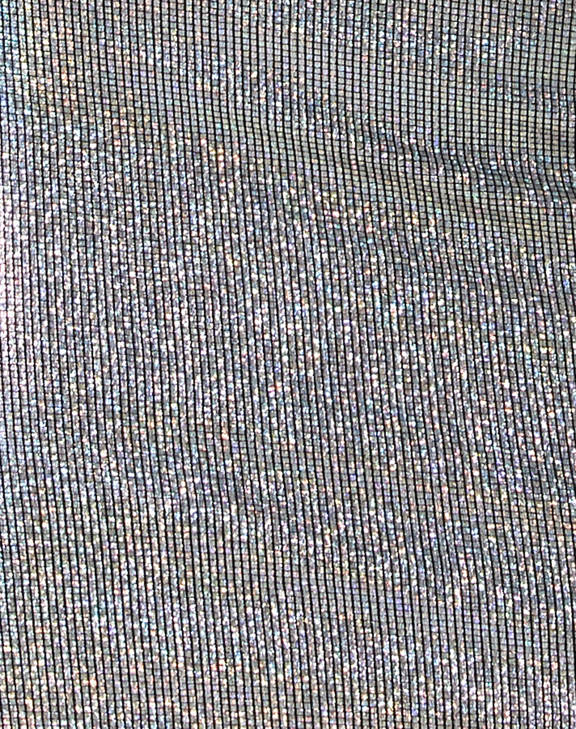 Gele Bodycon Dress in Holographic Silver - Image 6