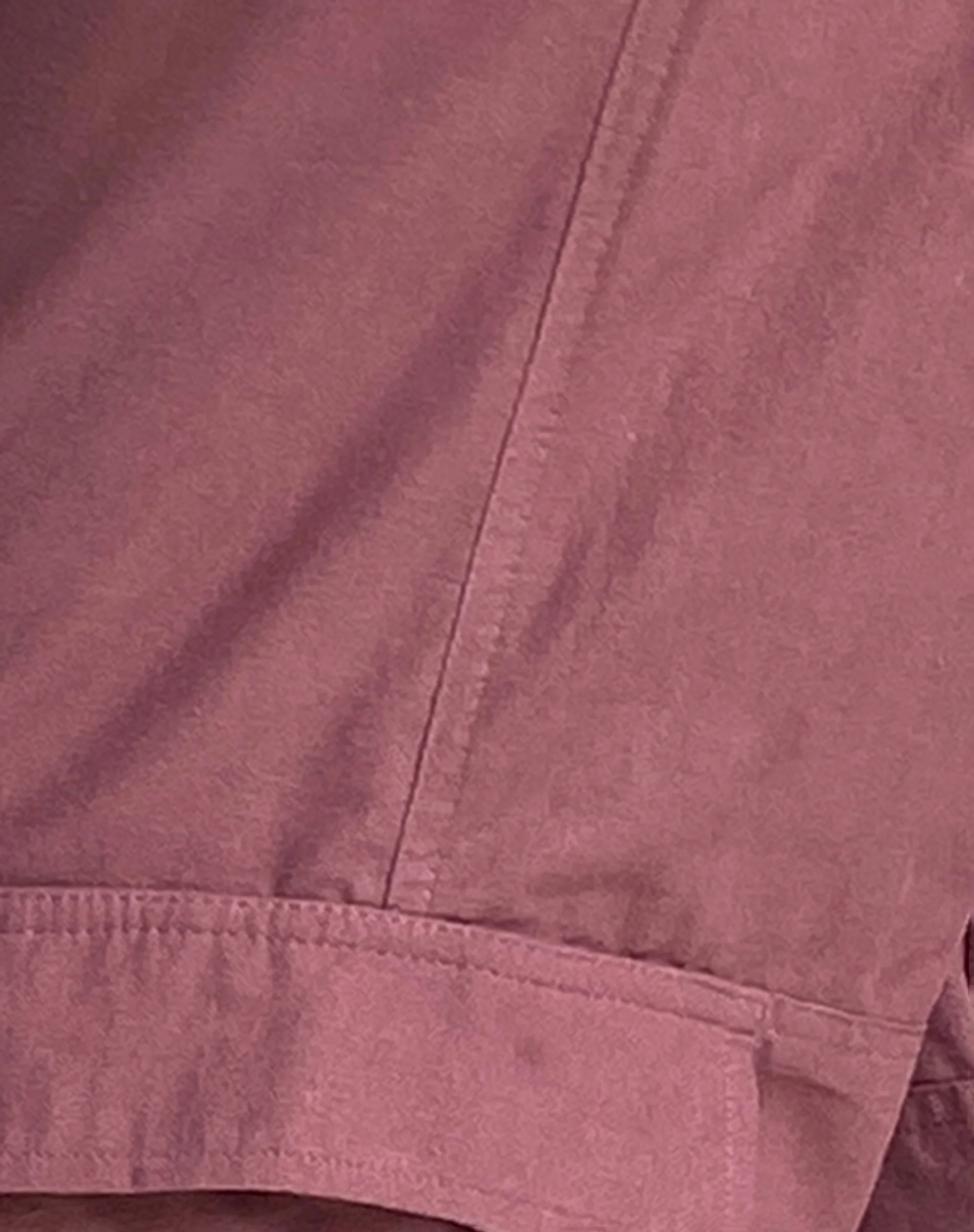 Gemma Low Rise Cargo Trouser in Mauve Linen - Image 6