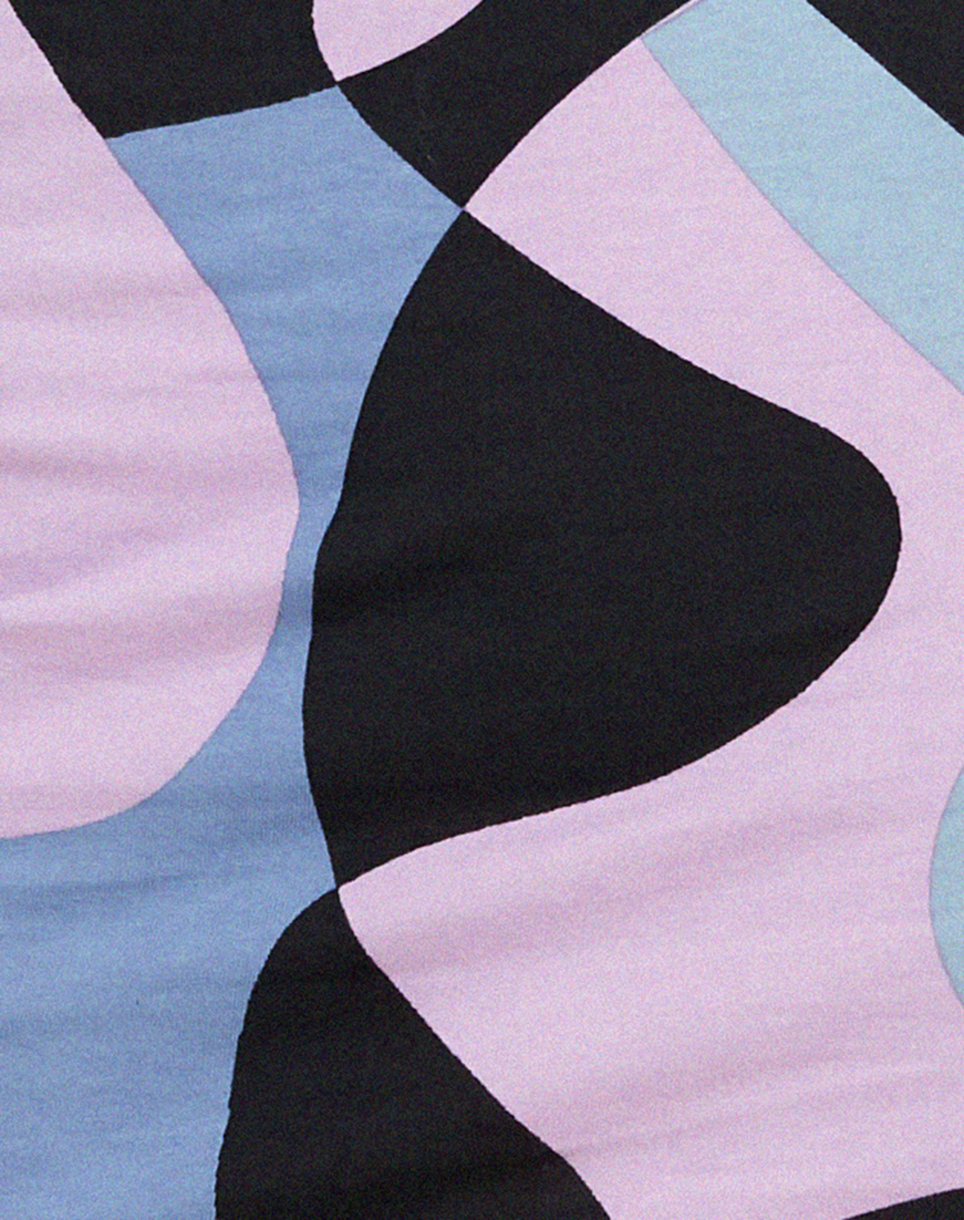 Genul Mini Dress in Abstract Purple - Image 6