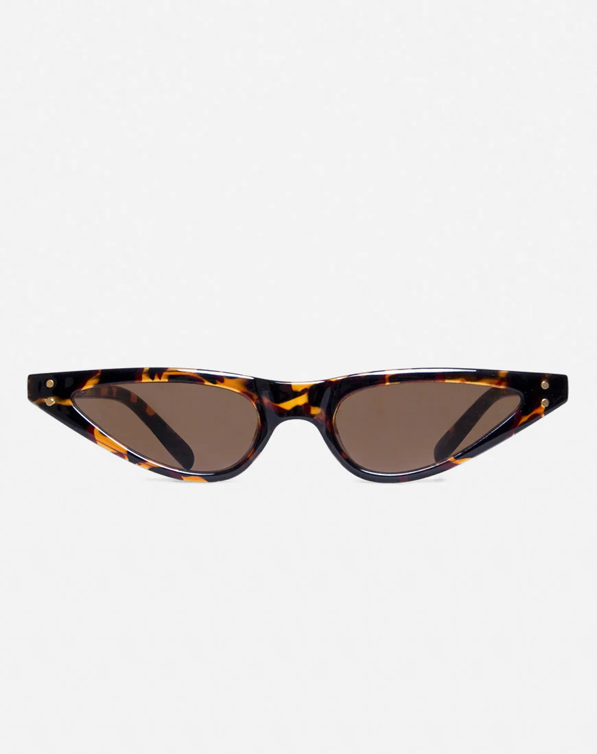 Gigi Sunglasses in Leopard - Image 3