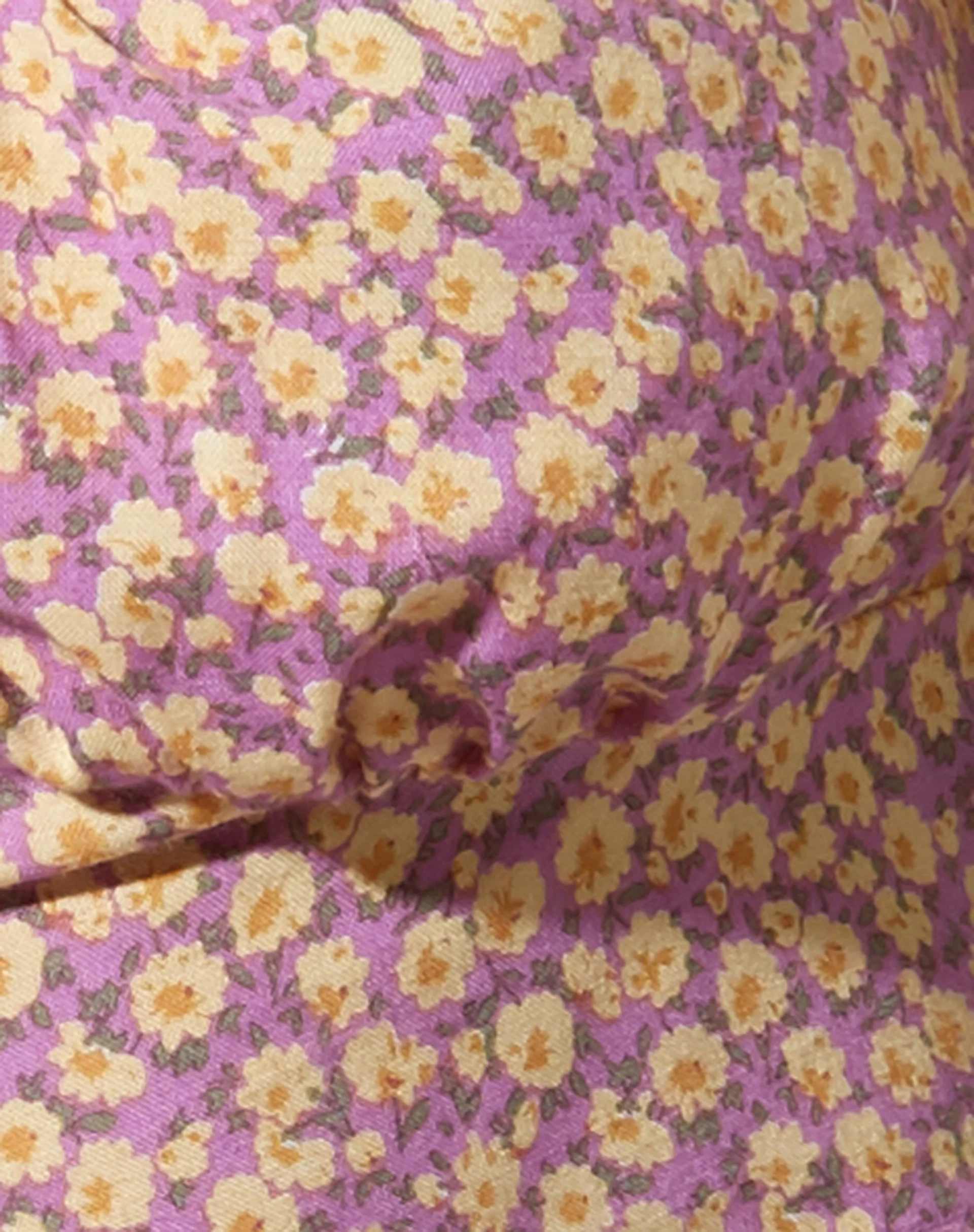 Gilda Crop Top in Flower Fun Lilac Lemon - Image 5