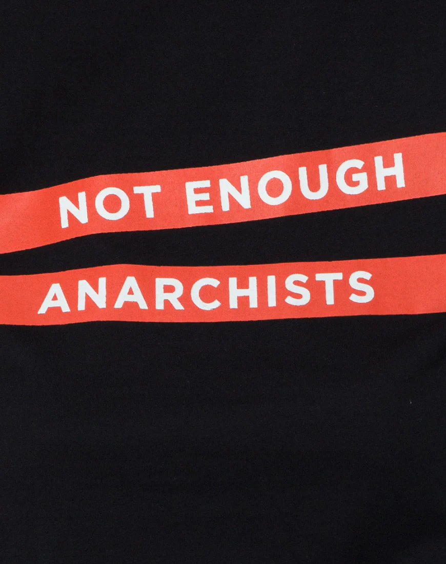 Girl Fit Tee in Not Enough Black - Image 5