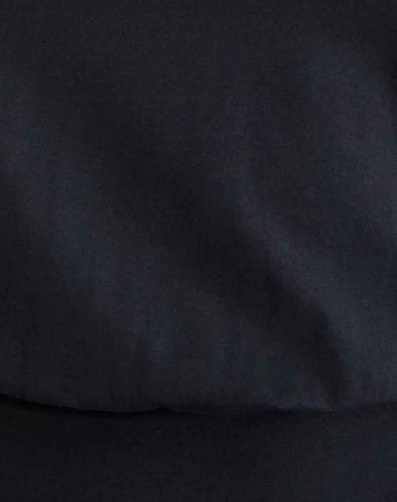 Giunea Knot Halterneck Top in Black - Image 6