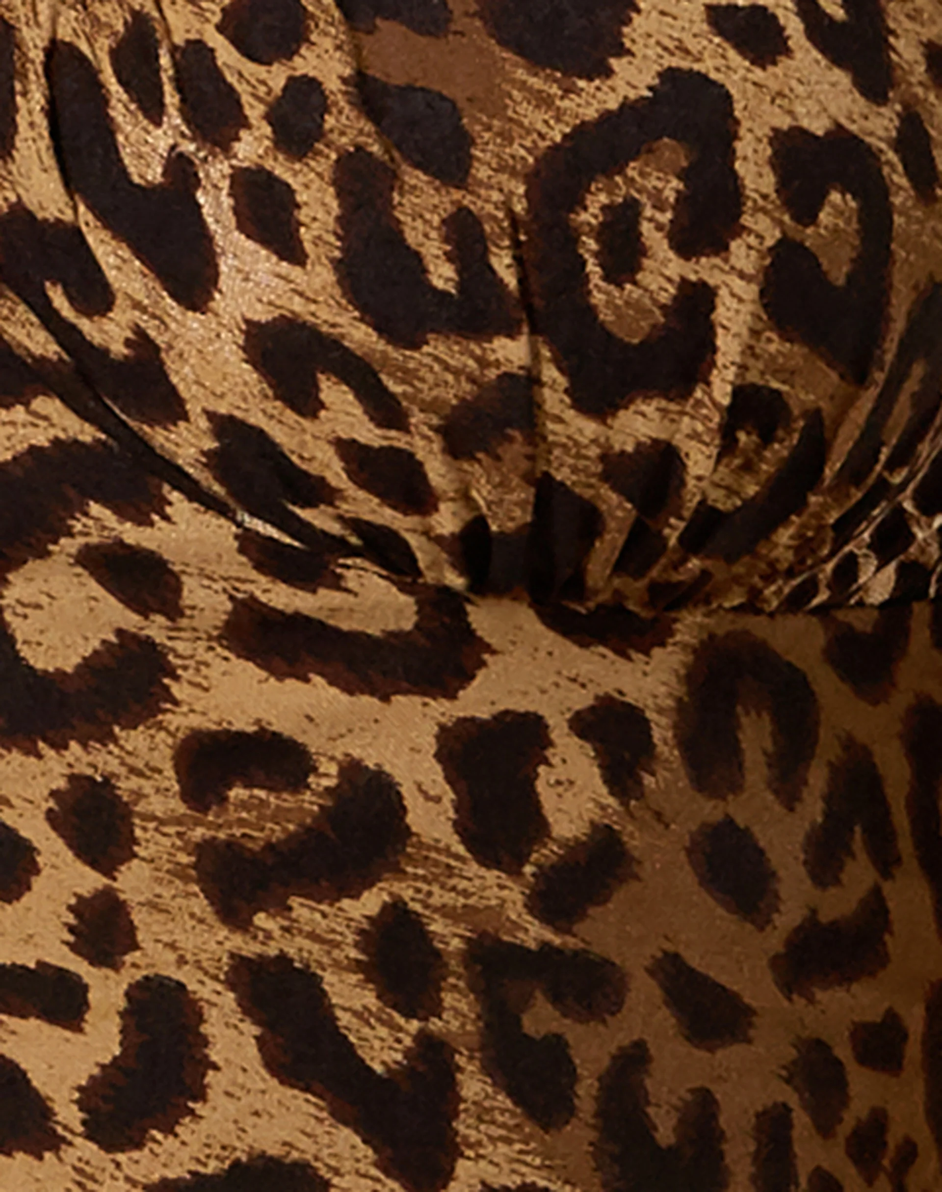 Glafy Crop Top in Night Leopard Brown - Image 5
