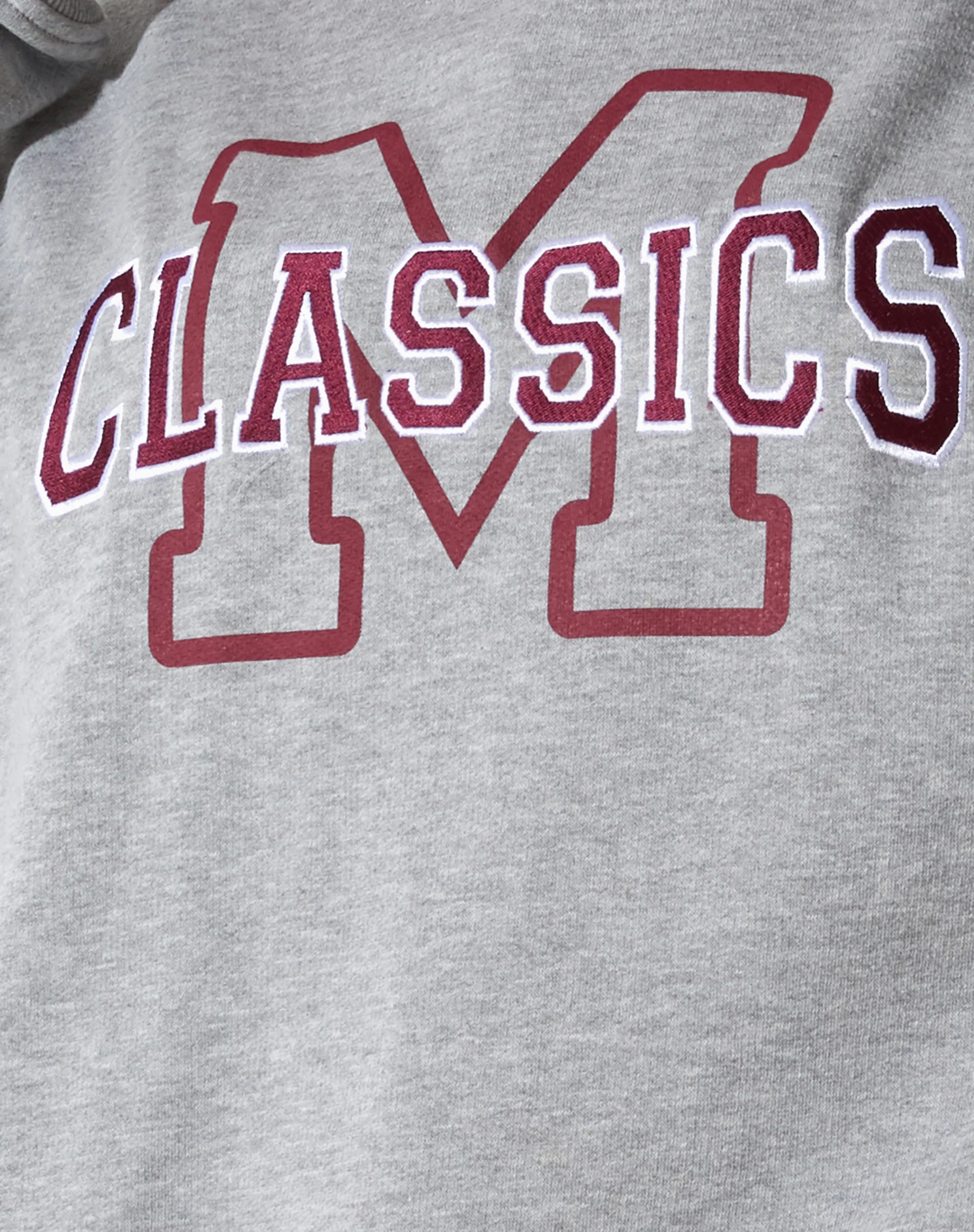 Glan Sweatshirt in Grey Marl with 'M Classics' Embro - Image 6