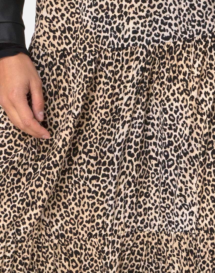 Gleas Skirt in Rar Leopard Brown - Image 6
