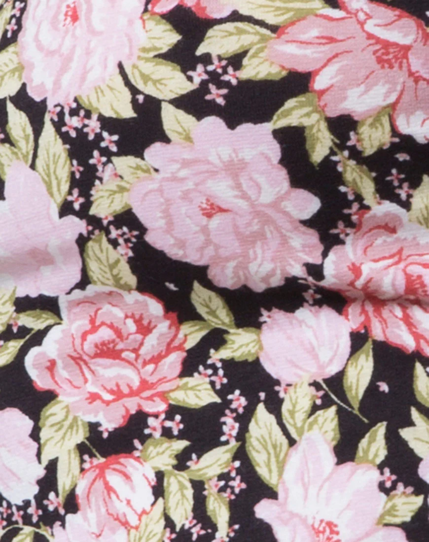 Glior Crop Top in Bloom Floral - Image 5