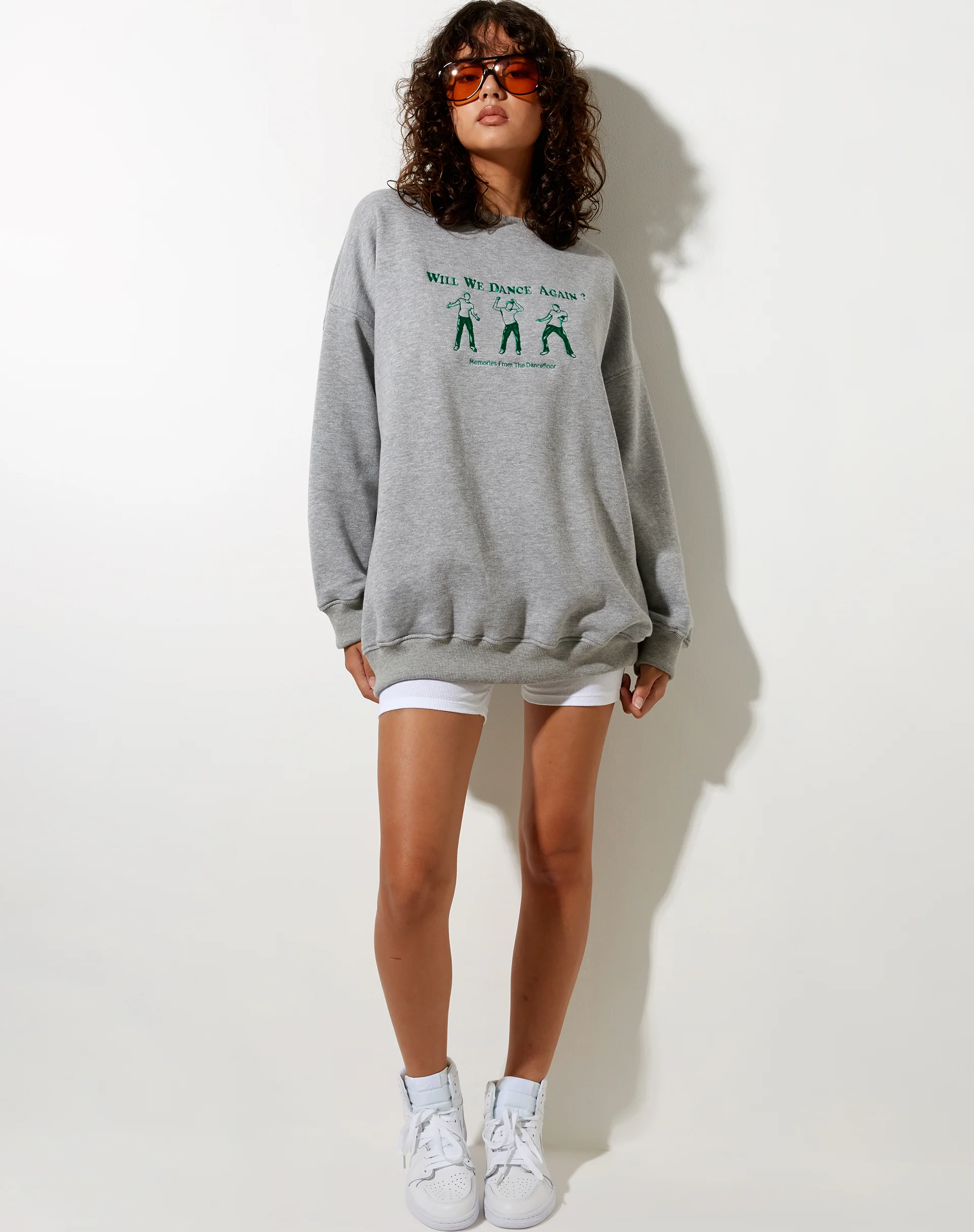 Glo Sweatshirt in Greymarl Memories From Dance Embro - Image 5