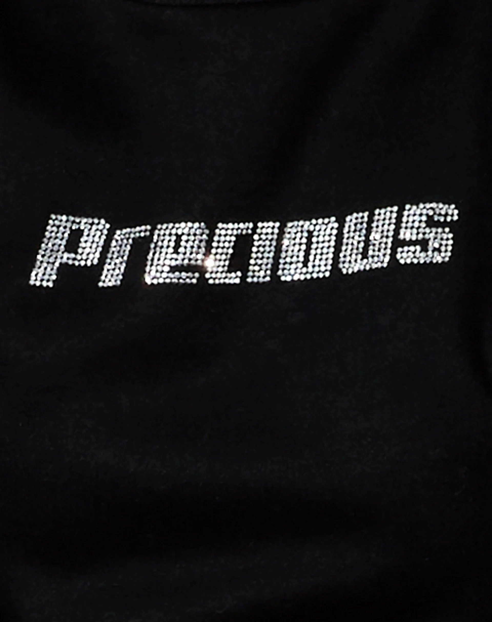 Glora Sweatshirt in Black 'Precious' Hotfix - Image 4