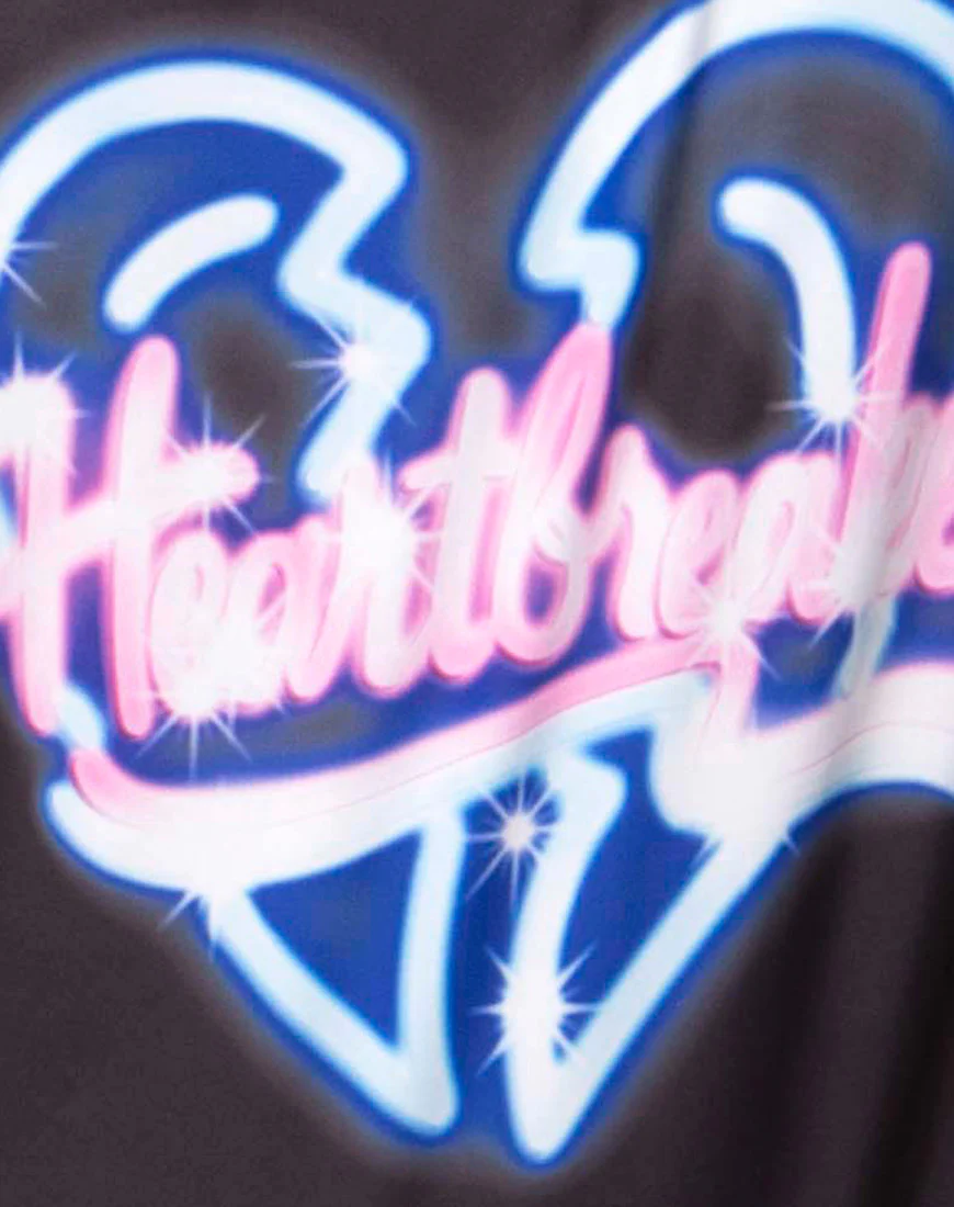 Goddess Swimsuit in Heart Breaker Black - Image 5