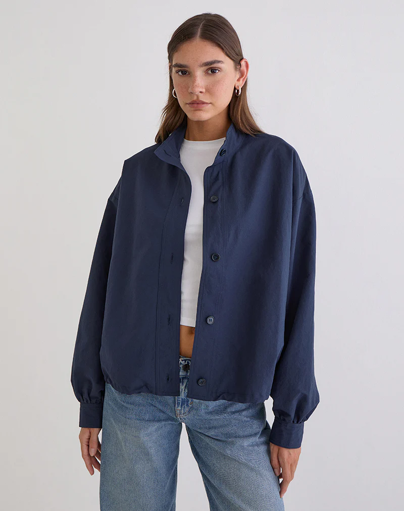 Gopala Jacket in Navy - Image 4