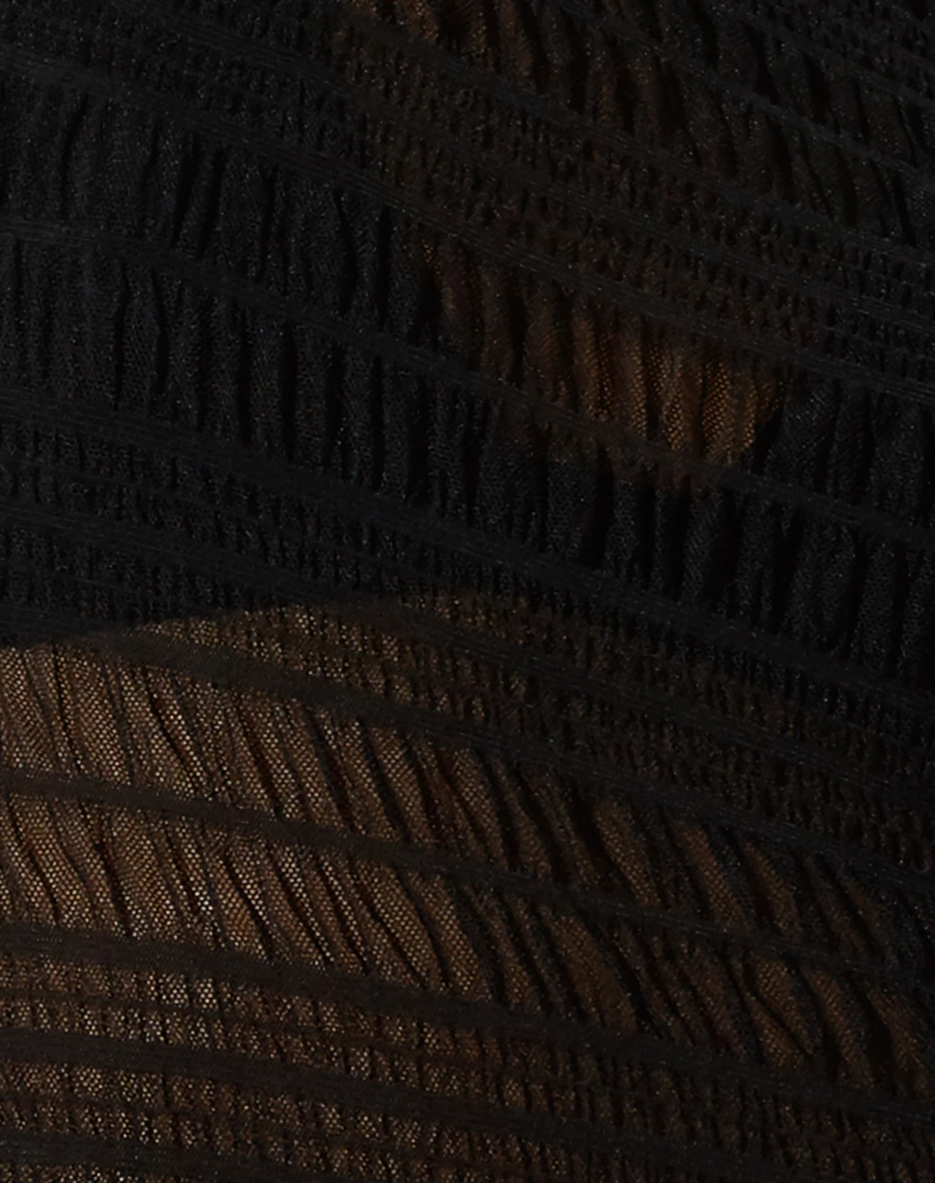 Grasi Long Sleeve Top in Shirred Mesh Black - Image 6