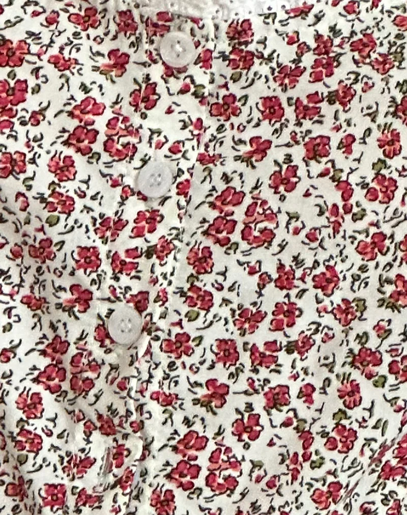 Grodita Vest Top in Pretty Ditsy - Image 6