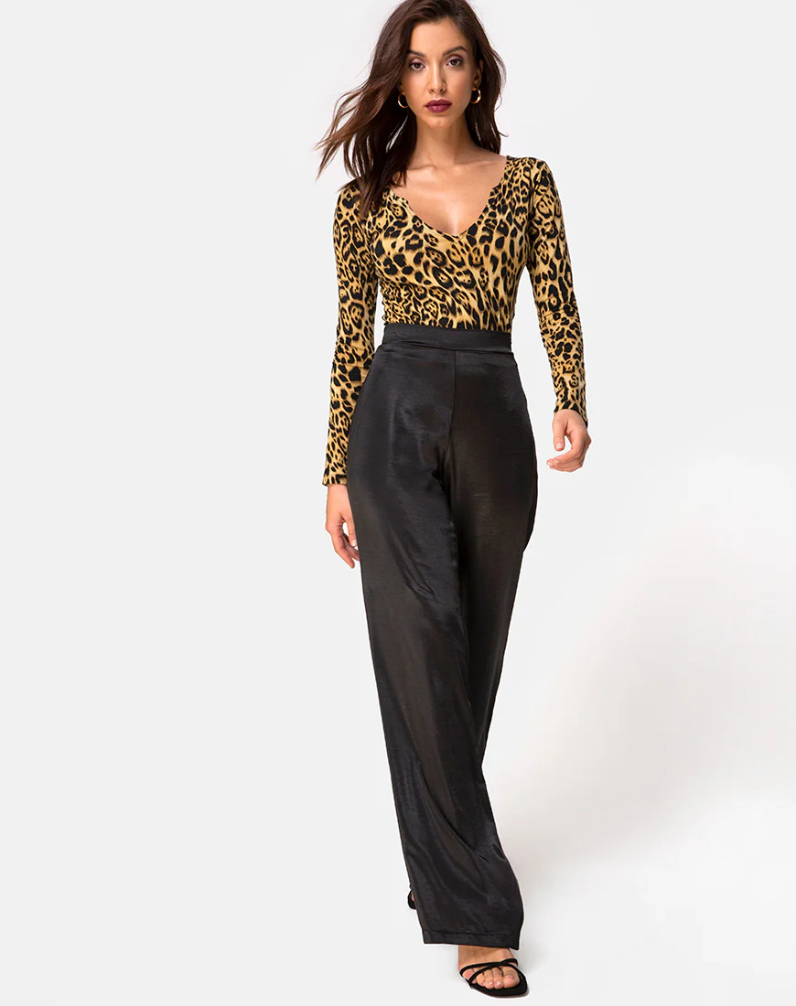 Guanelle Top in Leopard - Image 3