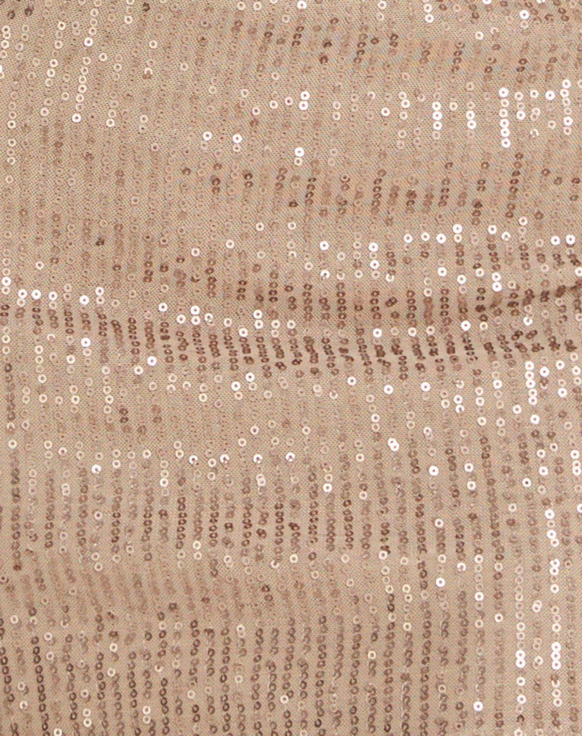 Guida Mini Skirt in Sequin Light Bronze - Image 7