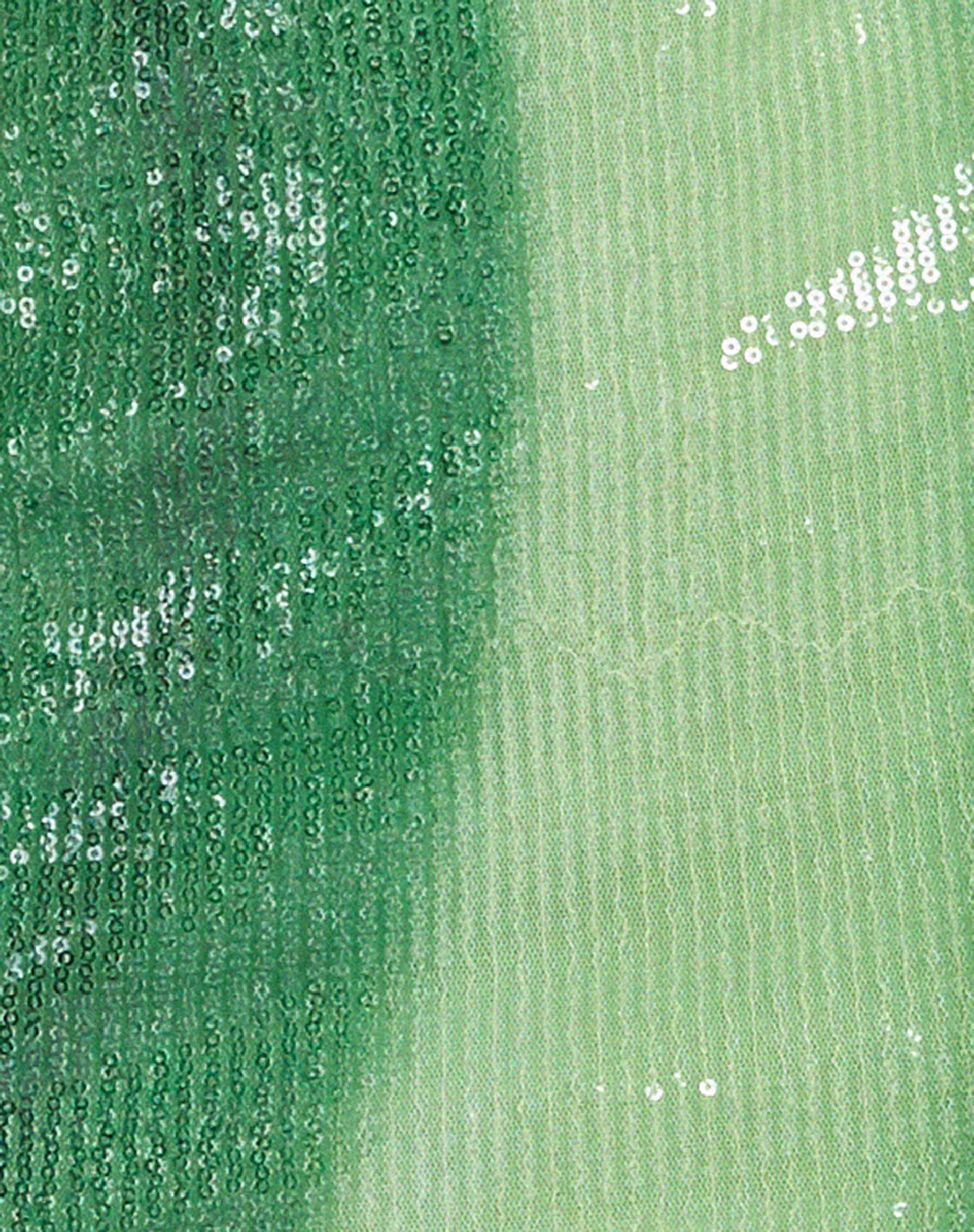 Guida Mini Skirt in Sequin Solarized Green - Image 8