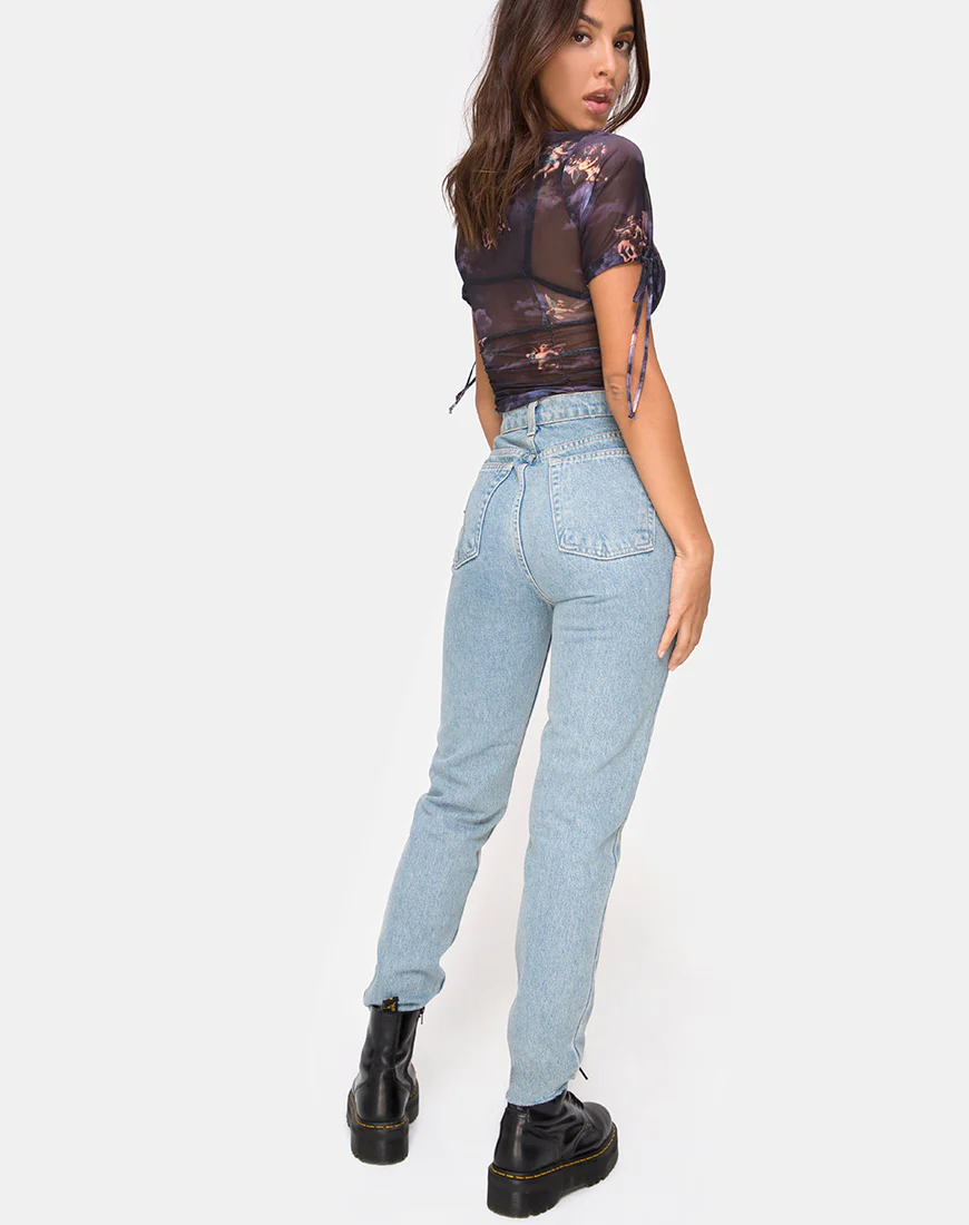 Guinevre Top in Dark Angel Mesh - Image 6