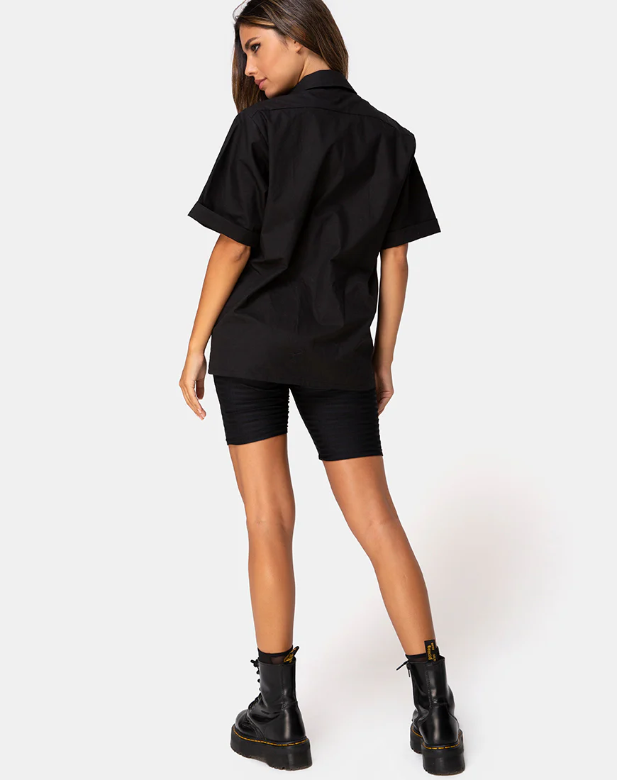 Haimen Shirt in Black - Image 5