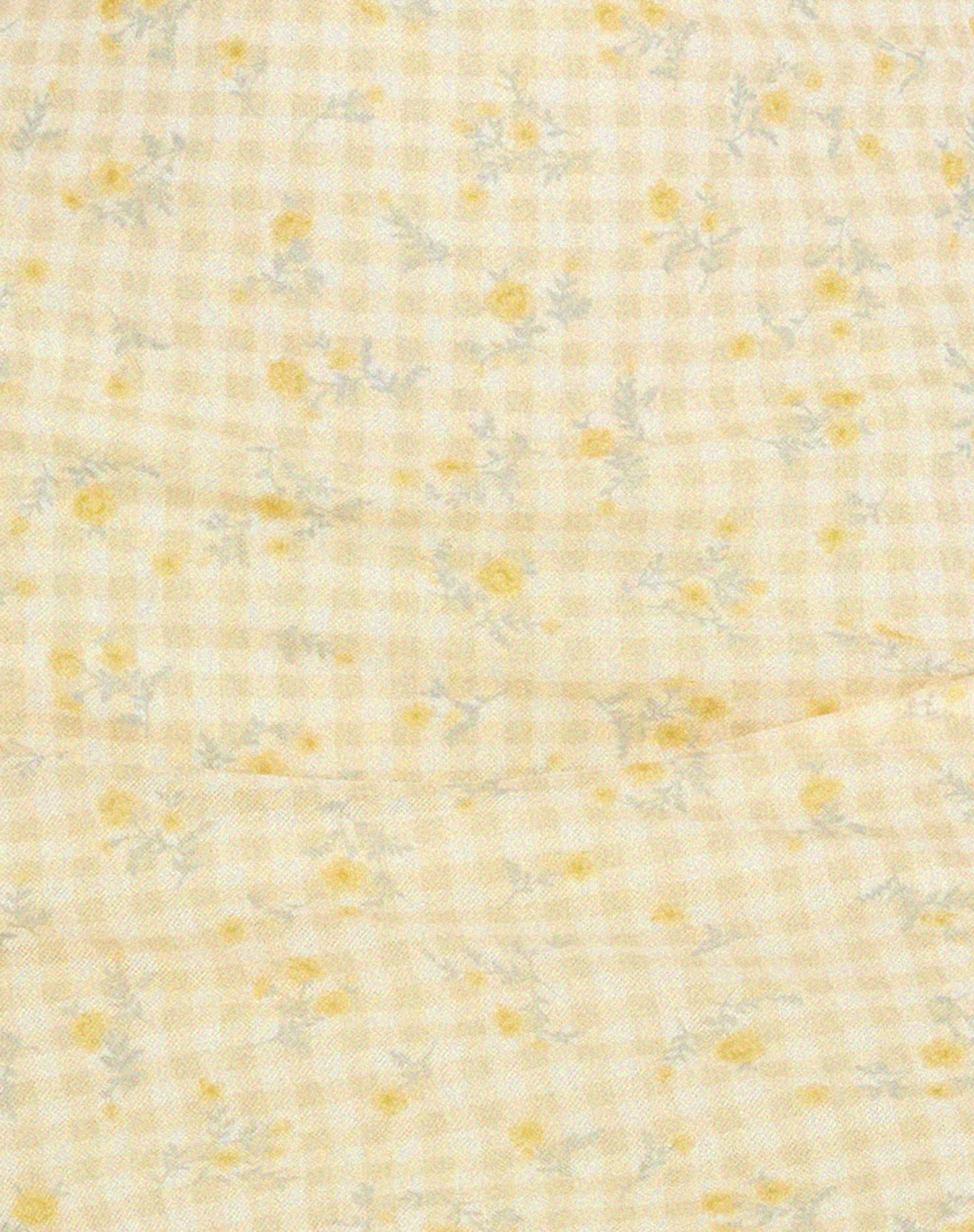 Hakira Mini Dress in Gingham Floral Yellow - Image 5