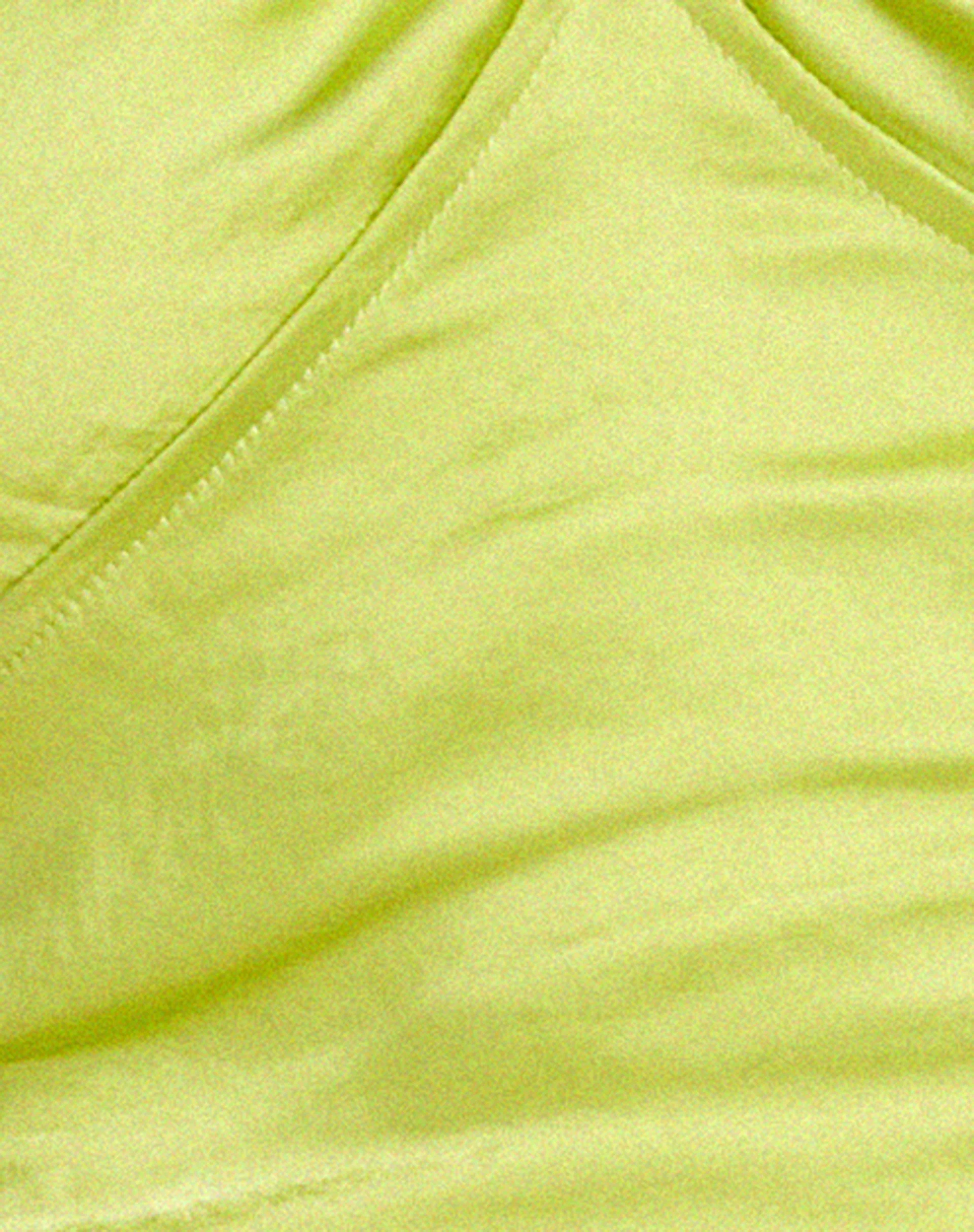 Haltri Crop Top in Satin Lime Green - Image 5