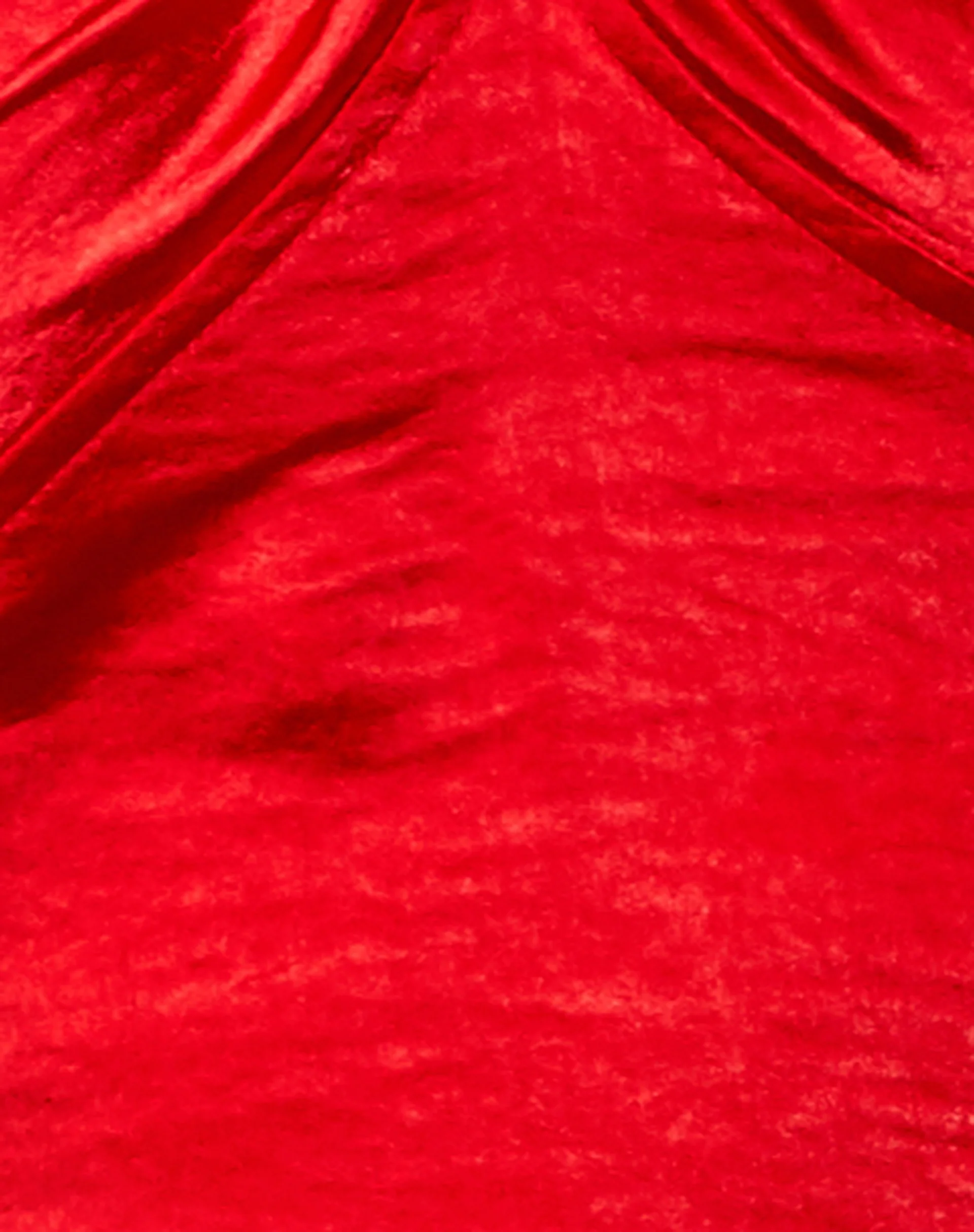 Haltri Crop Top in Satin Red - Image 6