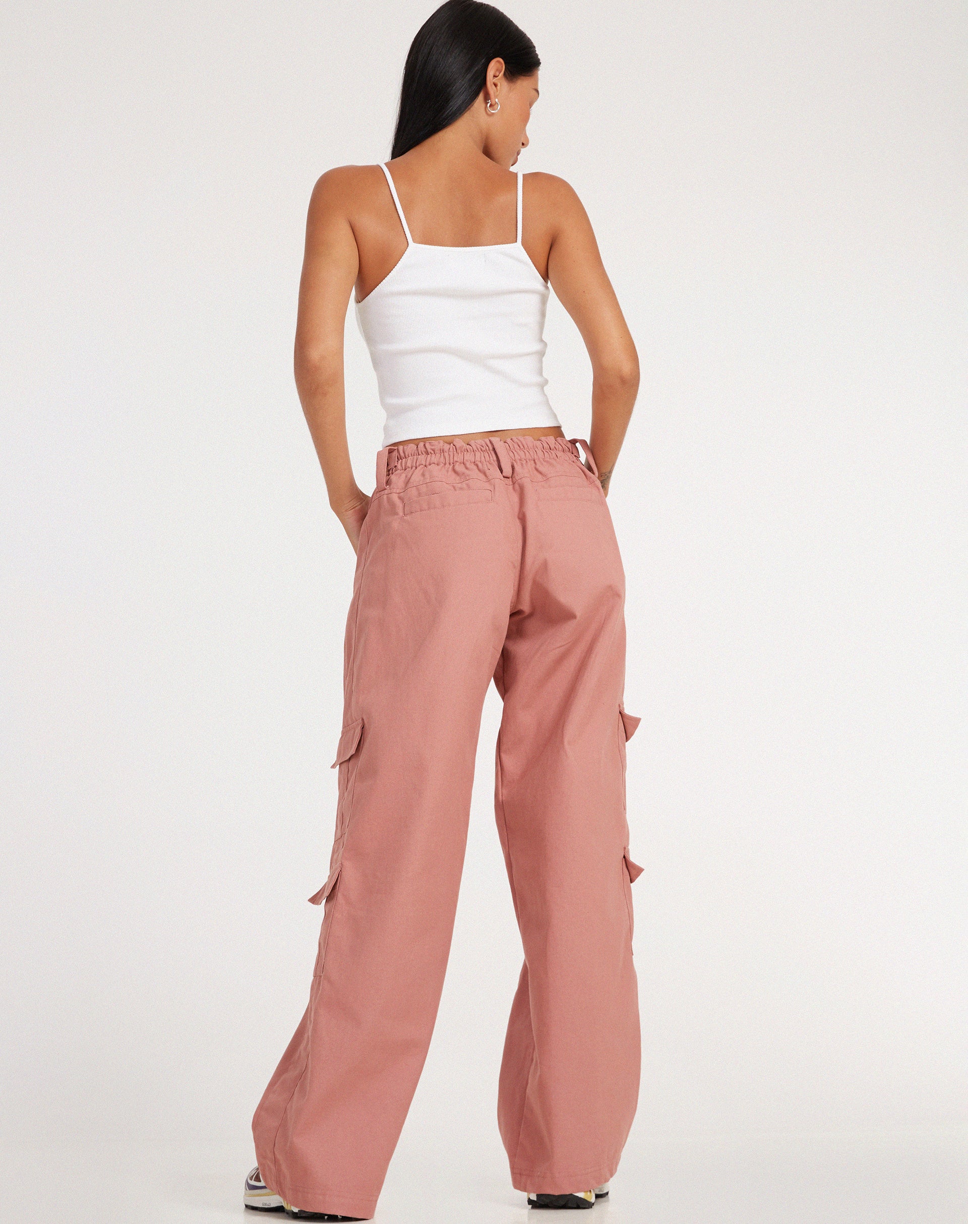 Hansa Cargo Trouser in Dusty Rose - Image 4