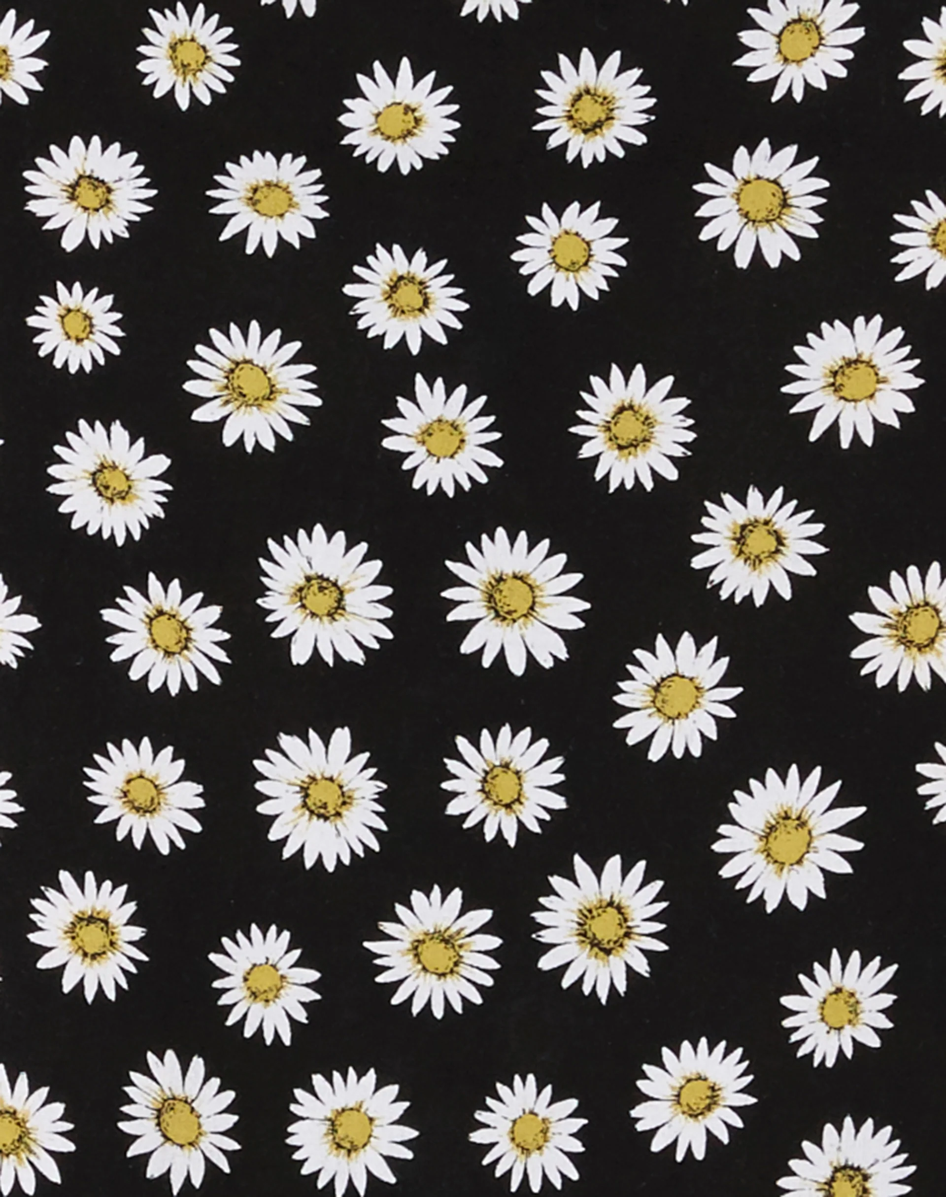 Harriet Midi Skirt in Grunge Daisy Black - Image 5