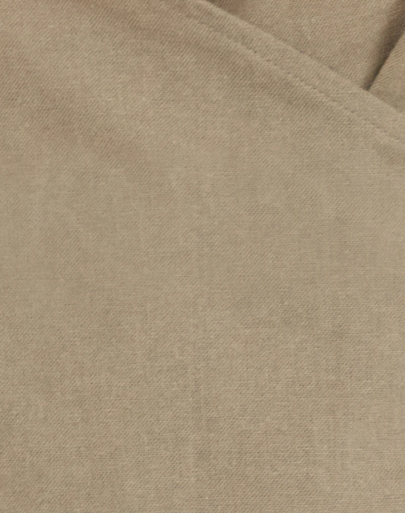 Hart Tie Side Top in Linen Slate Green - Image 6