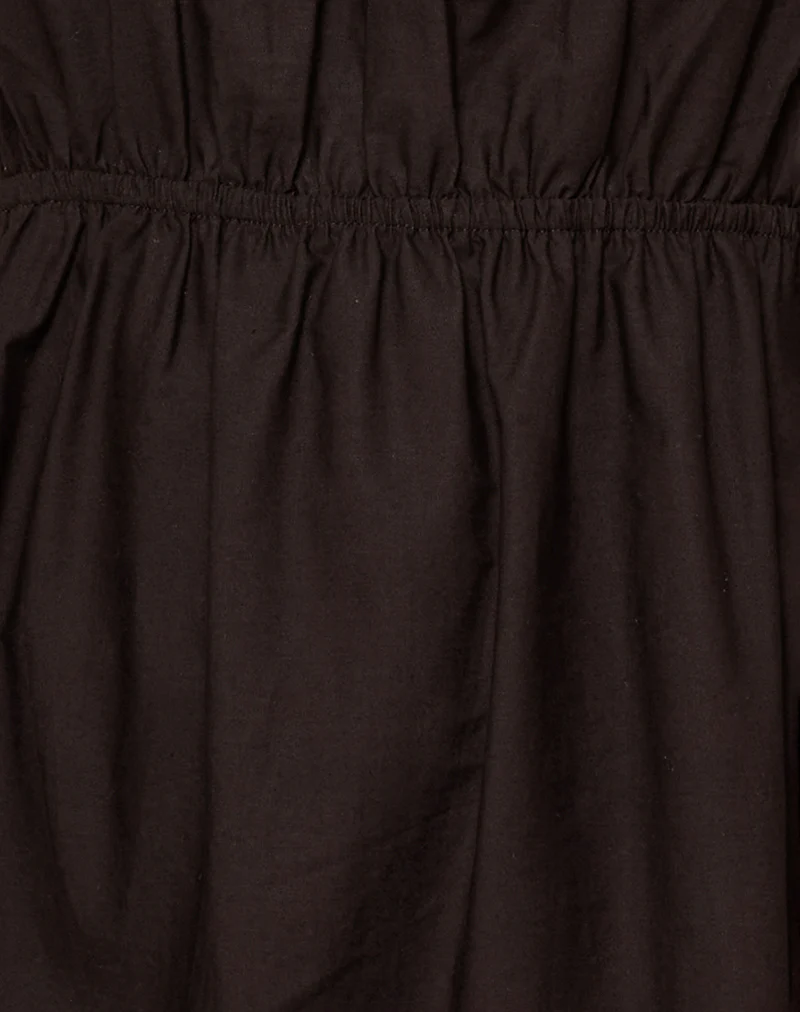 Haruko Midi Dress in Bitter Chocolate - Image 5