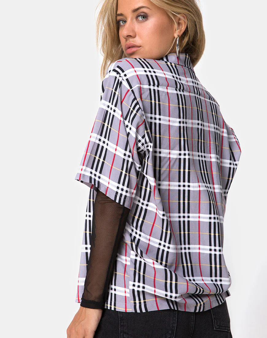 Hawaiian Shirt in Heritage Check - Image 2