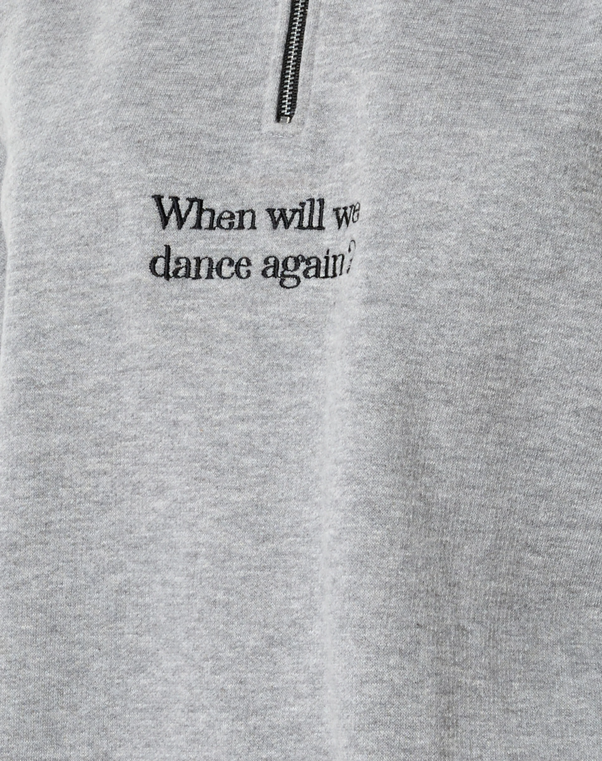 Hazy Sweatshirt in Grey Marl When Will We Dance Again - Image 6