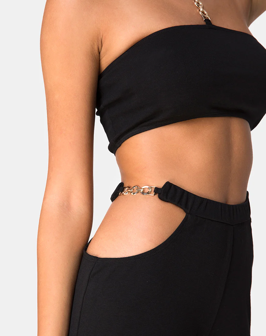 Herla Hardware Trouser in Black - Image 4