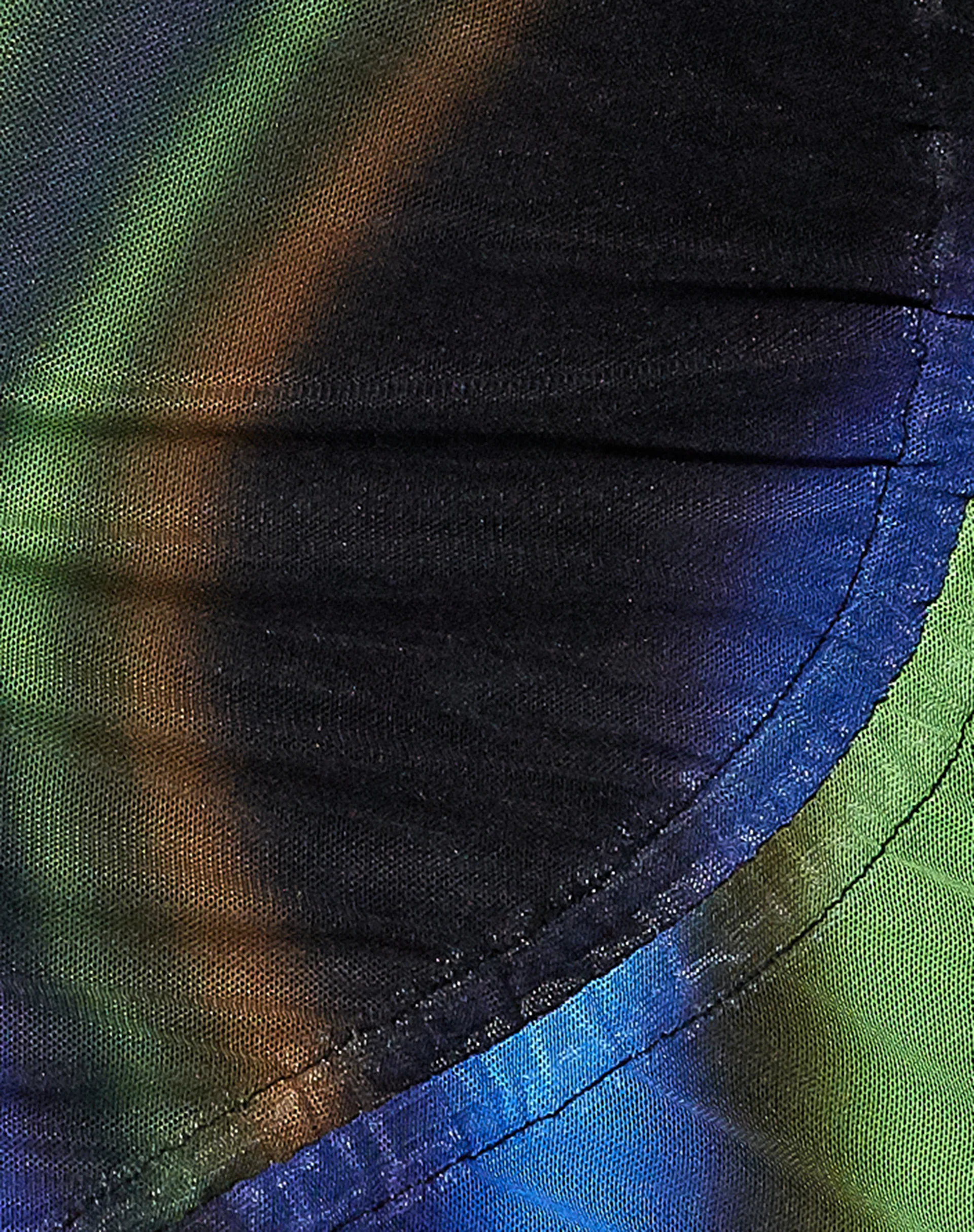 Hiba Mini Skirt in Solarized Green and Blue - Image 8