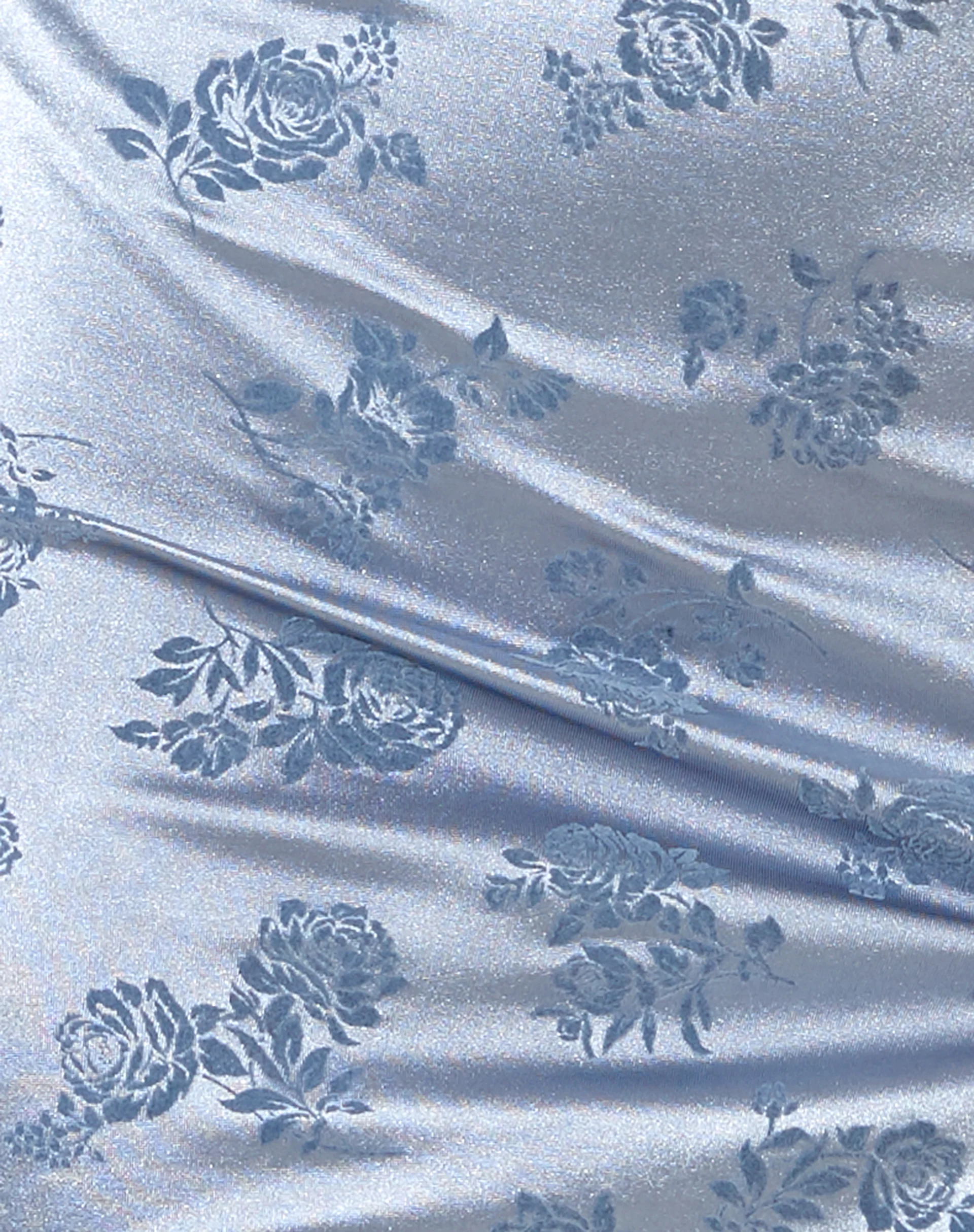 Hikaru Mini Dress in Rose Flock Silver Blue - Image 7