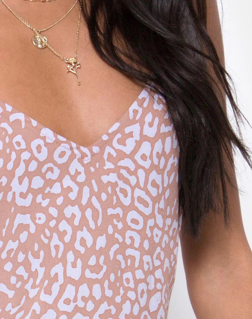 Hime Maxi Dress in Leopard Spot - Image 7