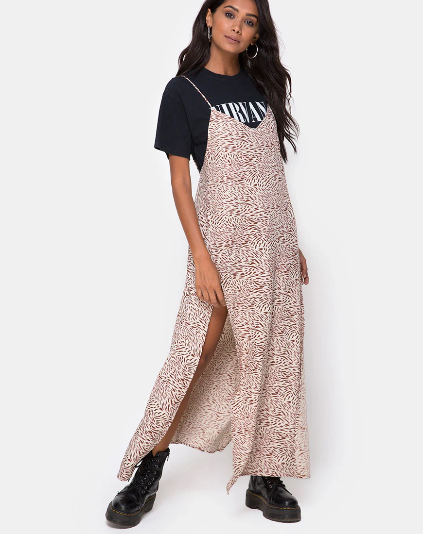 Hime Maxi Dress in Safari Taupe - Image 6