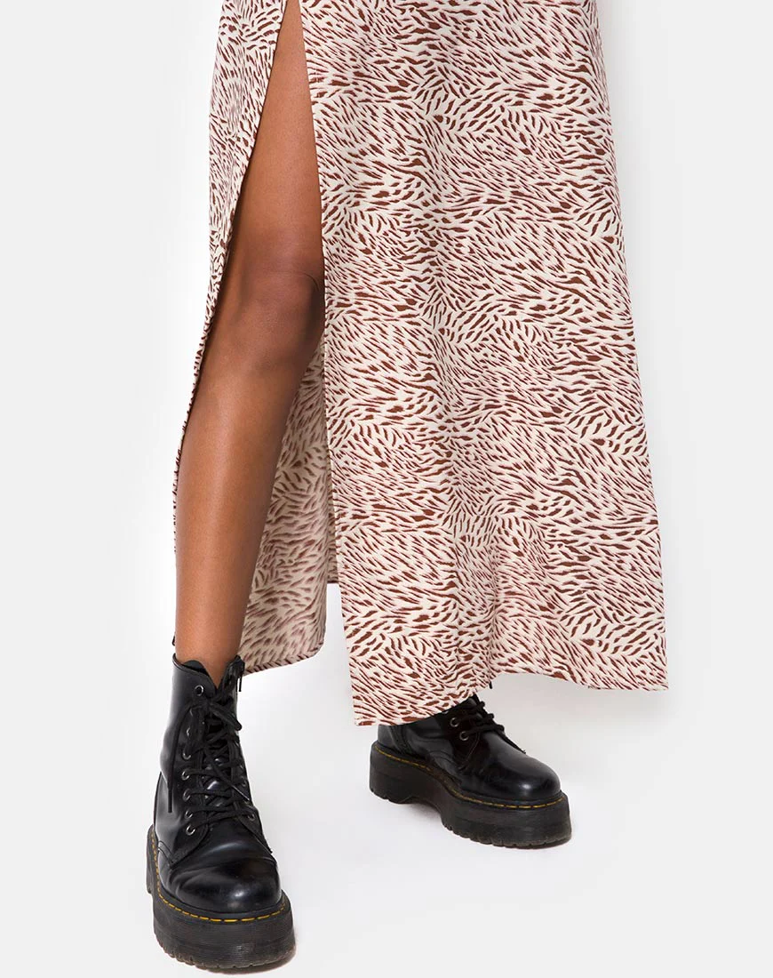 Hime Maxi Dress in Safari Taupe - Image 7