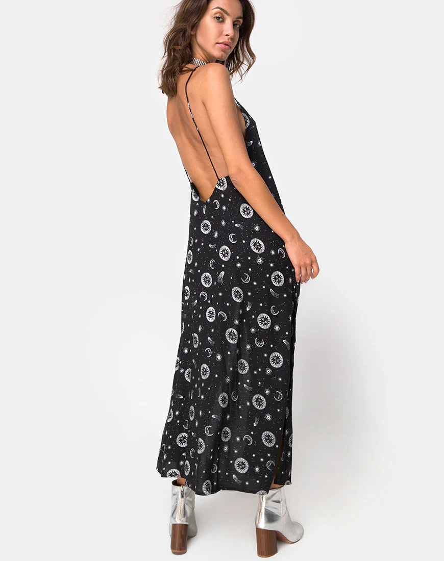 Hime Maxi Dress in Small Celestial Black  X Princess Polly - Image 6
