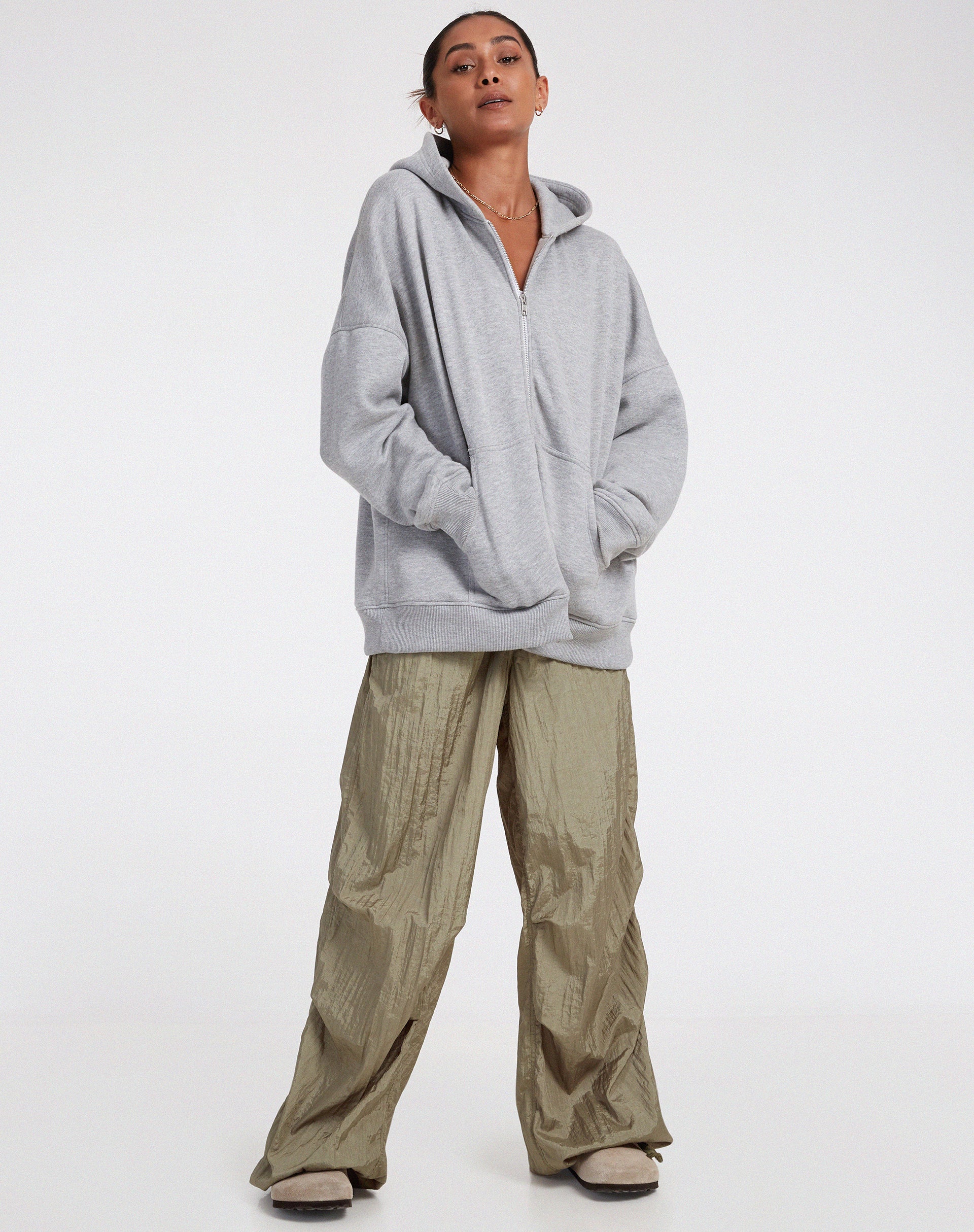 Hollack Hoodie in Greymarl - Image 3