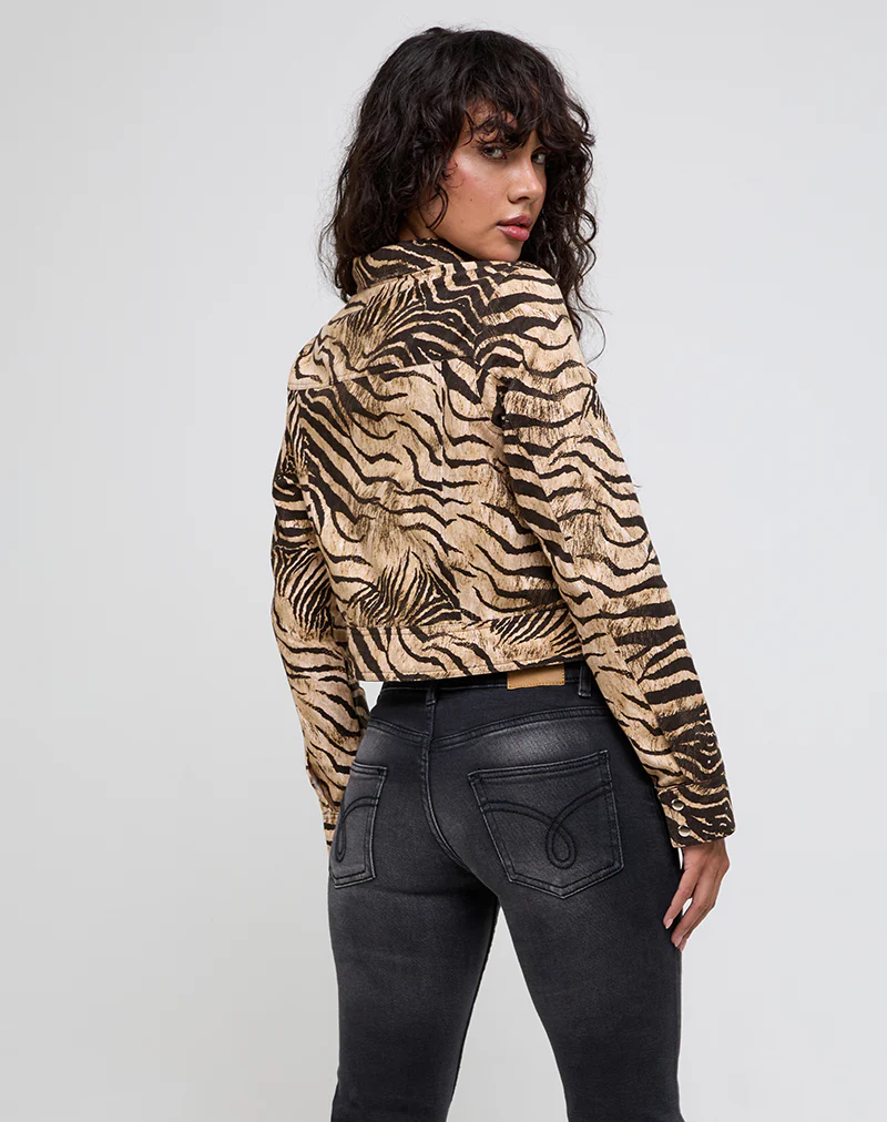 Hoshi Jacket in Wild Animal Print - Image 4
