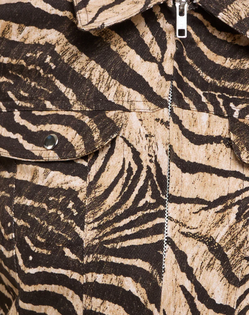Hoshi Jacket in Wild Animal Print - Image 6