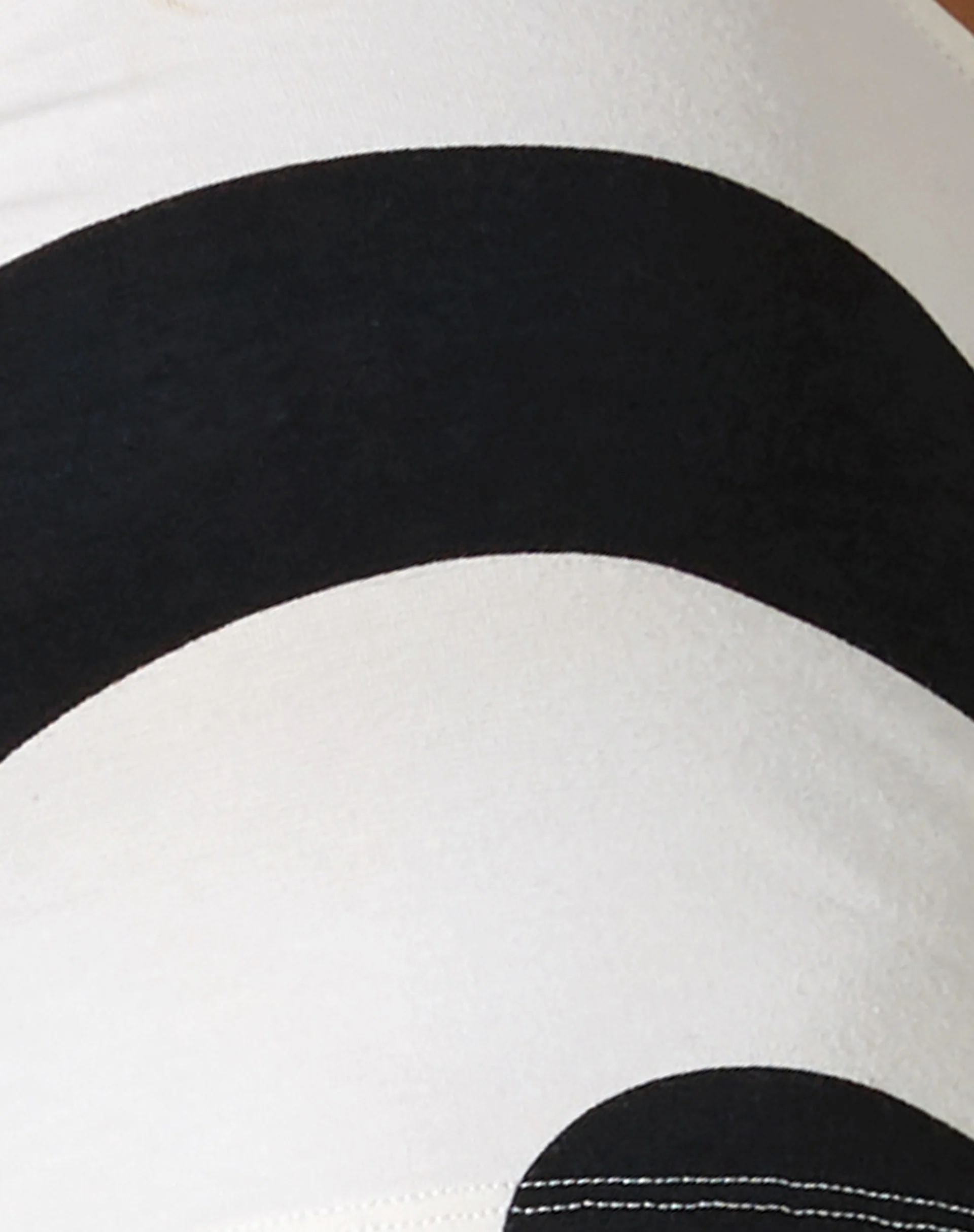Iamah Crop Top in Optic Swirl Black and White - Image 6
