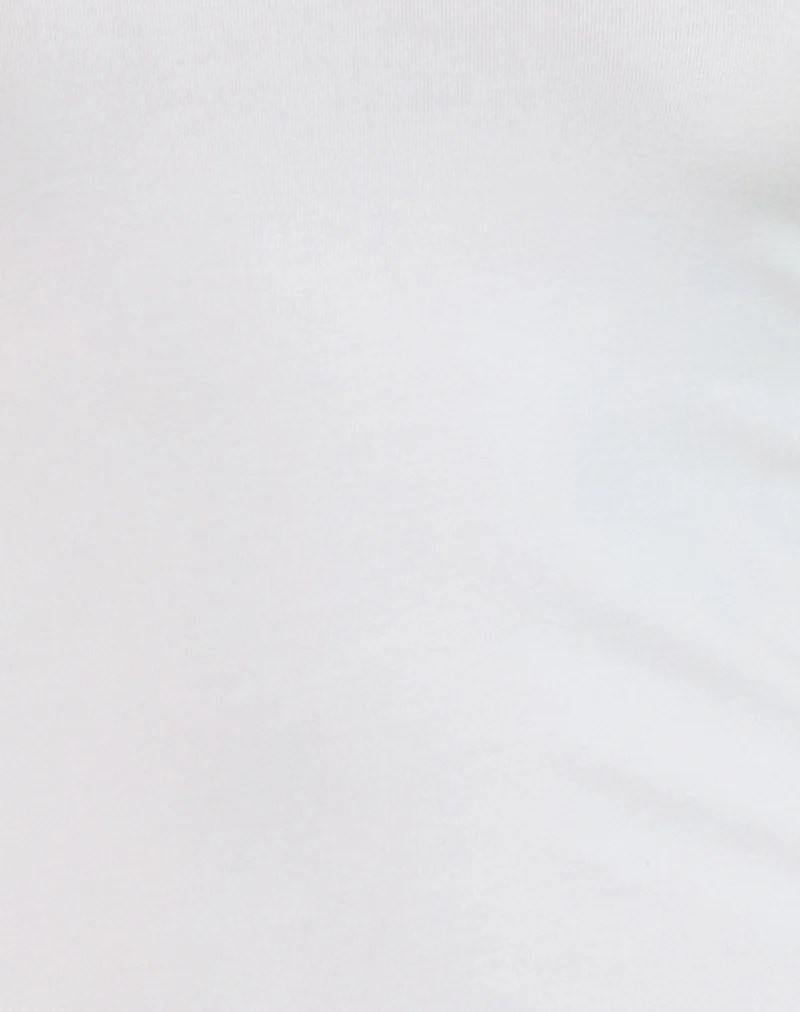 Idra Asymmetric Top in Jersey Ivory - Image 6