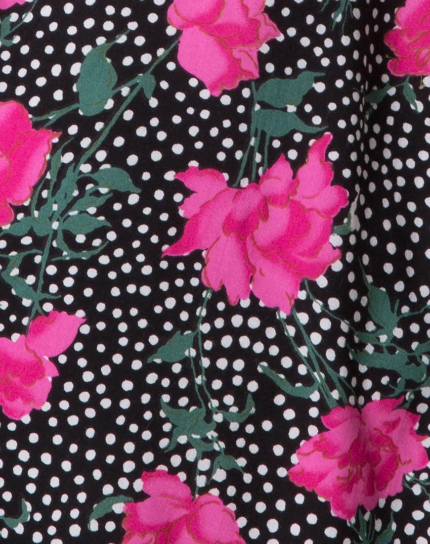 Ihza Tea Dress in Paradise Polka - Image 5